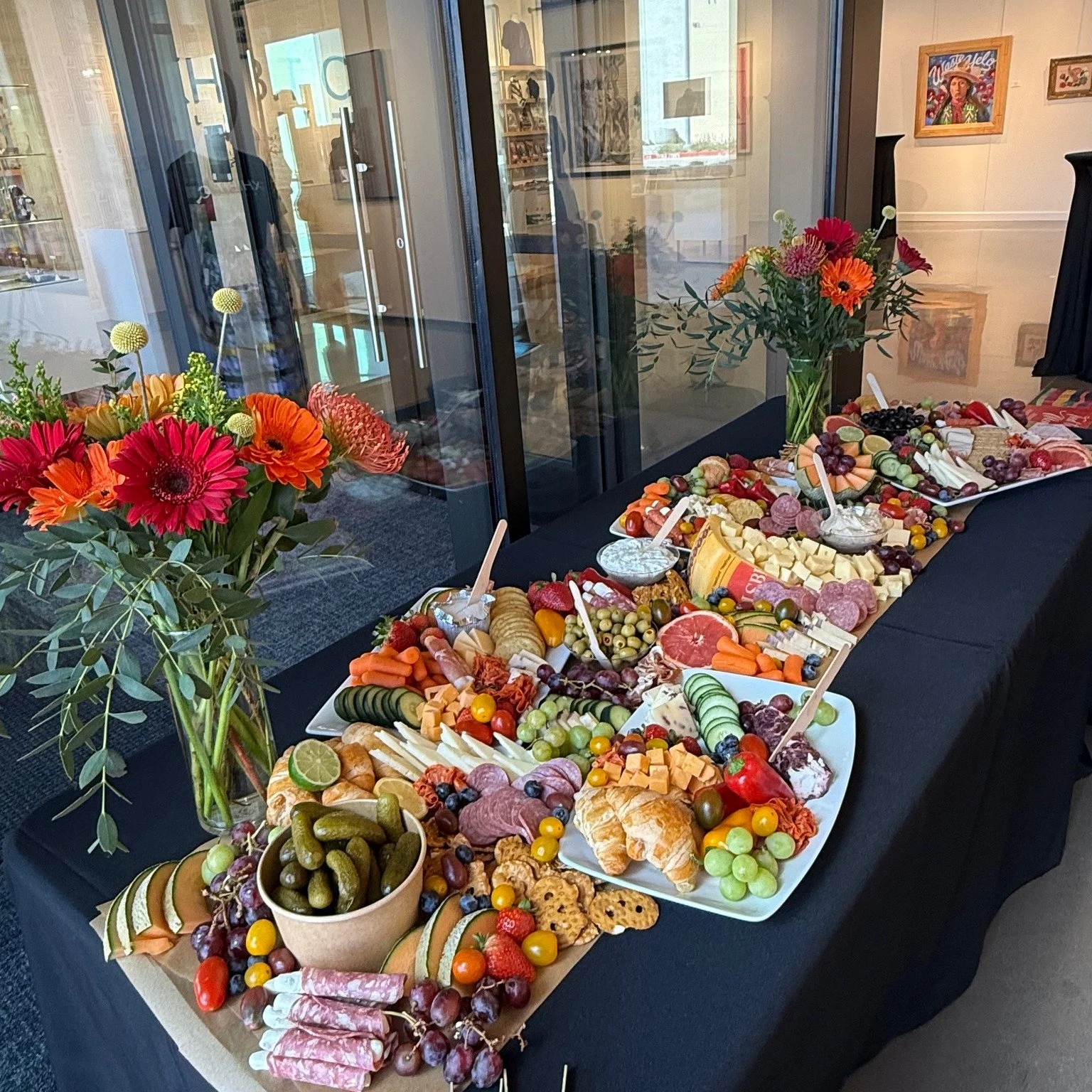 My cheese and meat adventures took me to the Exhibit C gallery at OKANA. The Chickasaw nation has been a great repeat client for BBK! Their newer exhibit -&ldquo;ribbons in art&rdquo; 🖼️ The gallery is free to the public! 😊