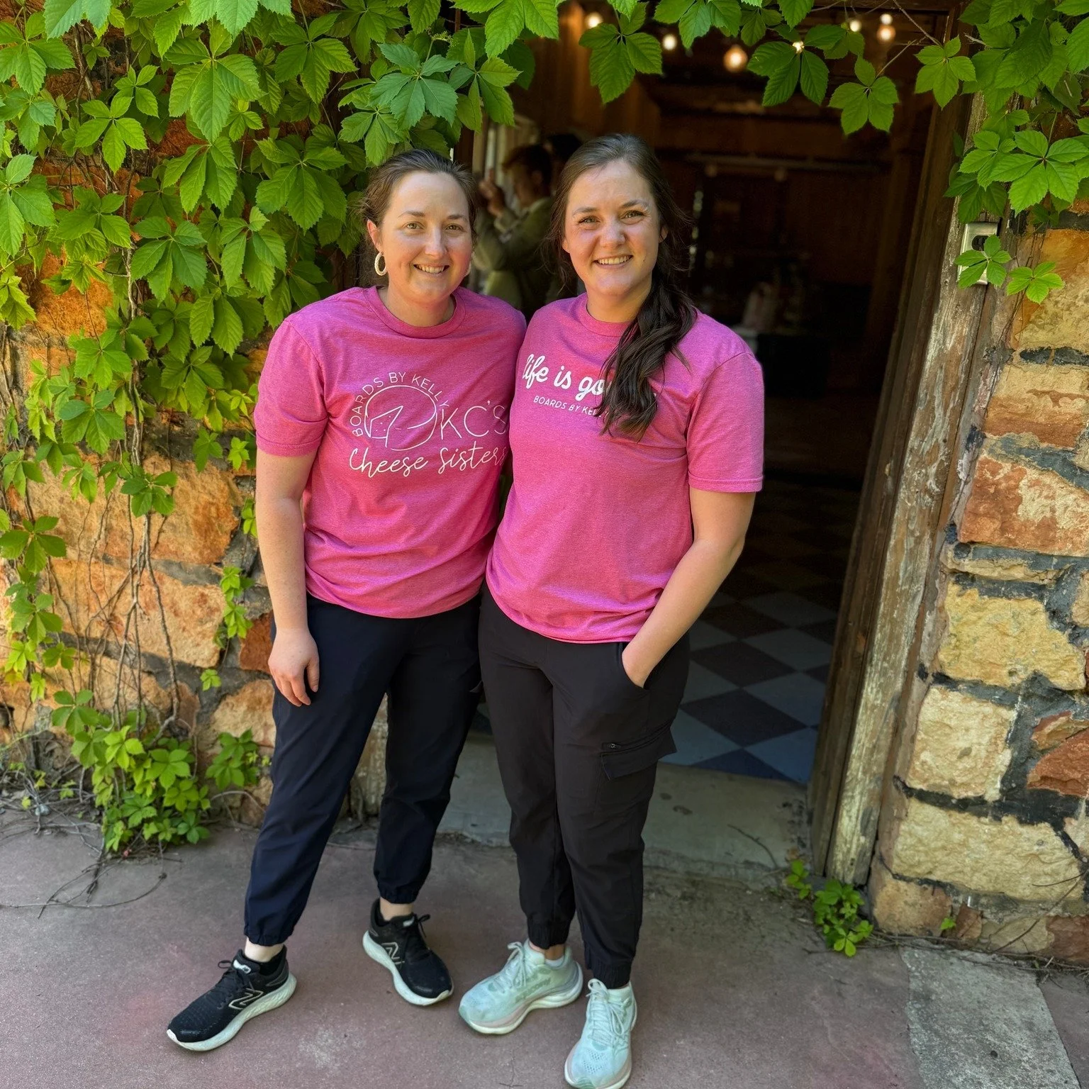 Today is my (Kelly's) birthday! We are in the thick of busy season with cheese up to our eyeballs but grateful for another year full of God's blessings! Working along my sister, Abby, is a gift! There was some beautiful ivy at a wedding venue this pa