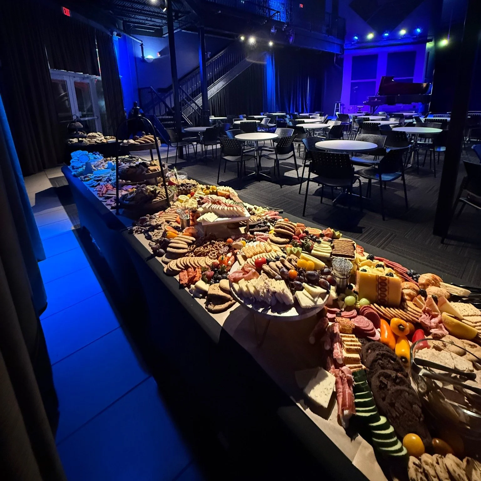 Great formal spread at the UCO Jazz Lab for a concert reception!