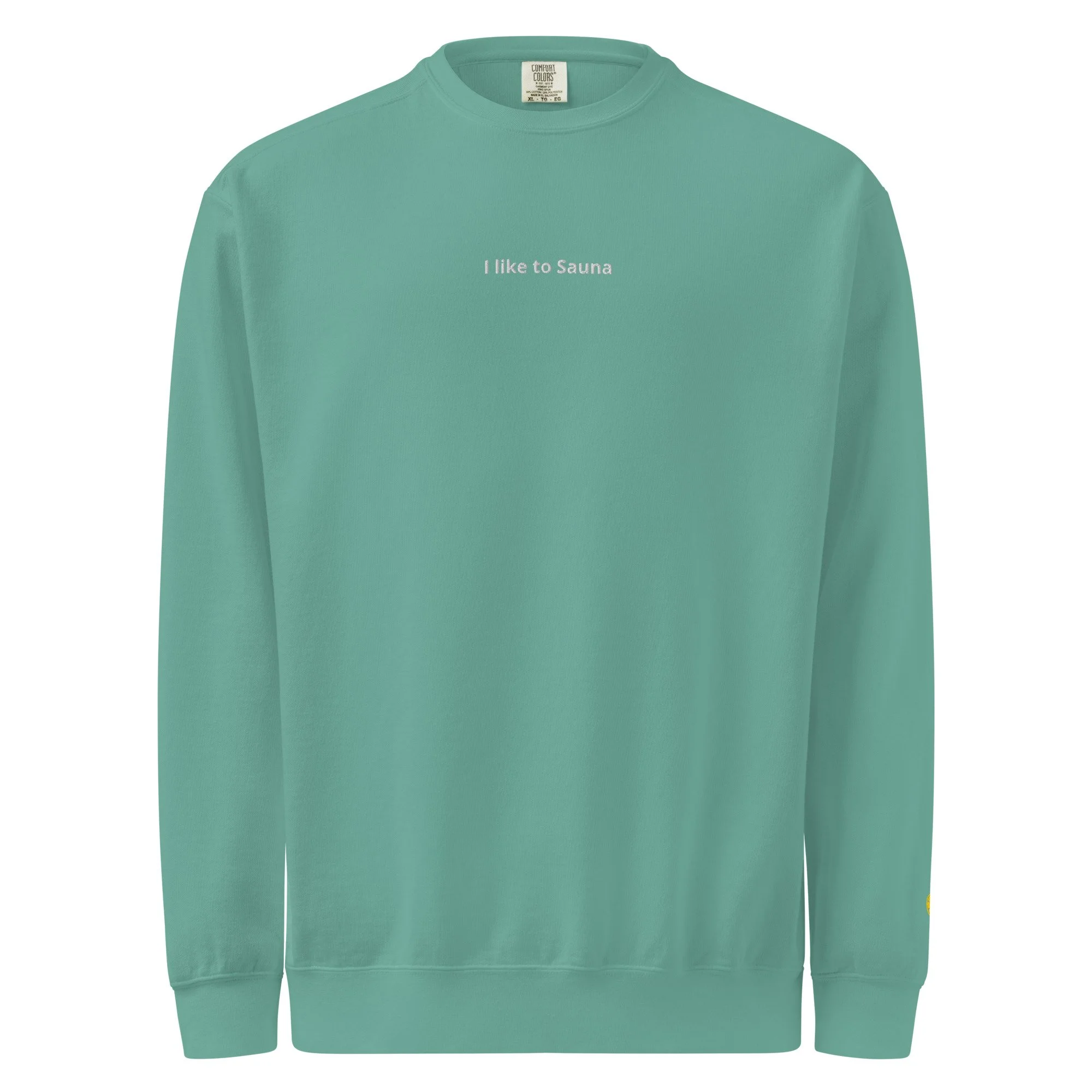 unisex-garment-dyed-sweatshirt-seafoam-front-6814f8ae15df9.jpg