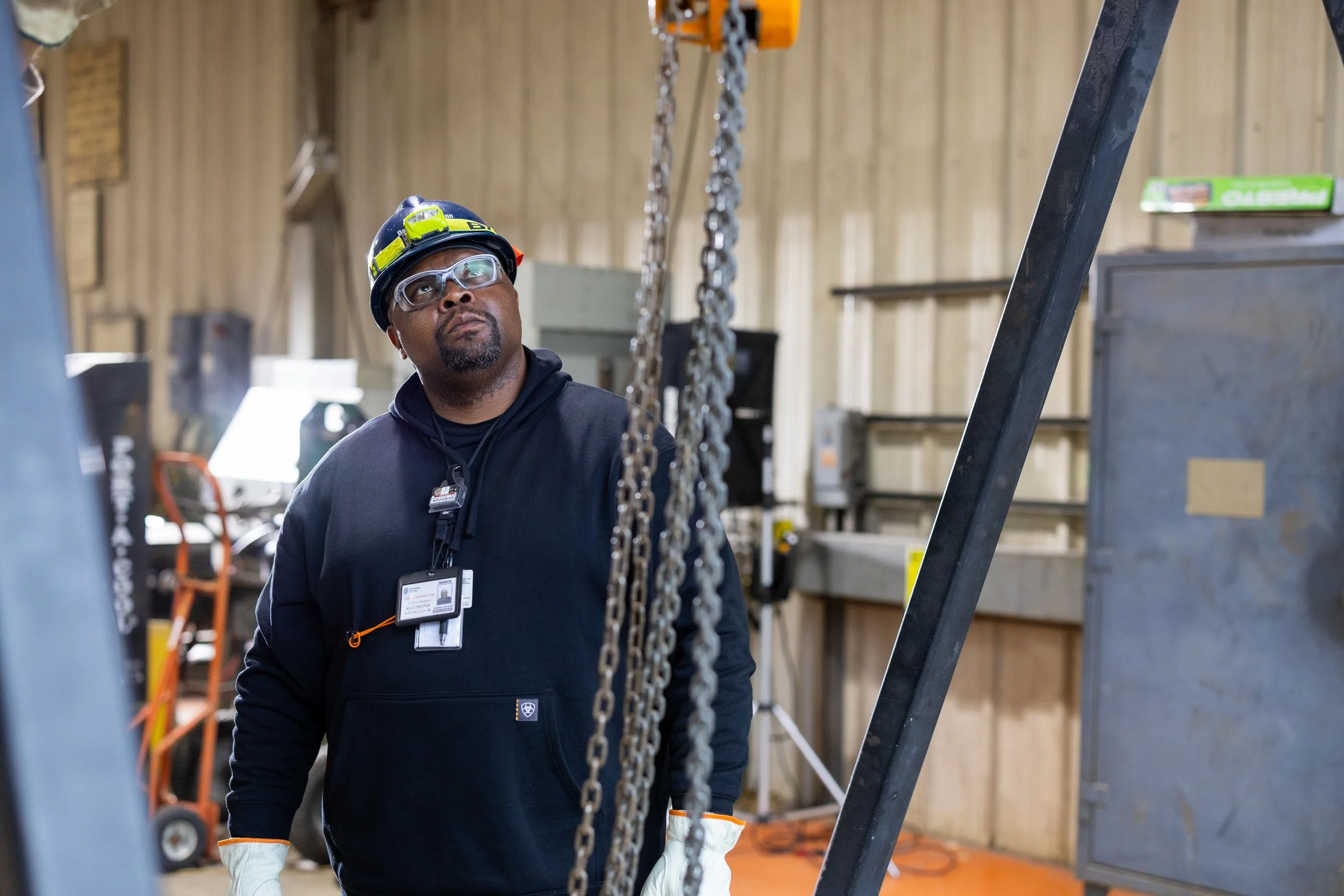 VCCS Day & Zimmermann Lifestyle Photography of construction training