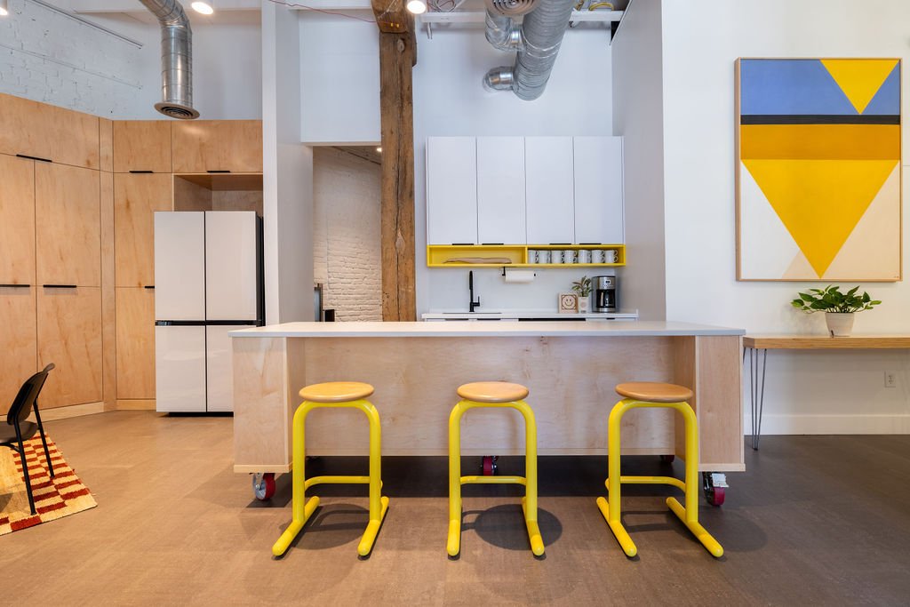 Architectural and interior photography of Hue & Cry, a creative advertising agency in Richmond, VA. Capturing the studio’s modern design, collaborative spaces, and bold visual identity that reflect the agency’s innovative spirit.