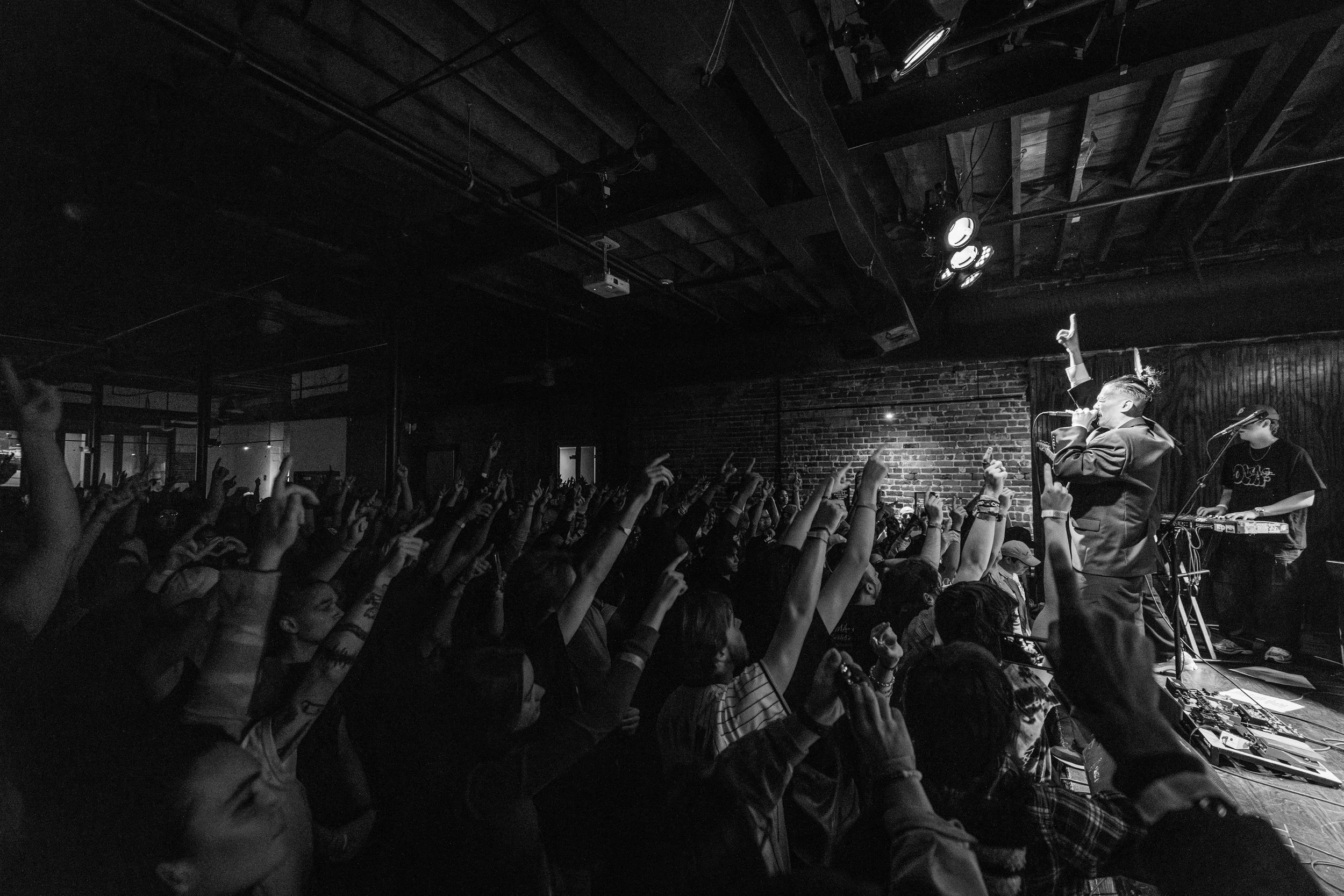 Music Photography of artist Shing02 and OMA at Richmond Music Hall, Virginia
