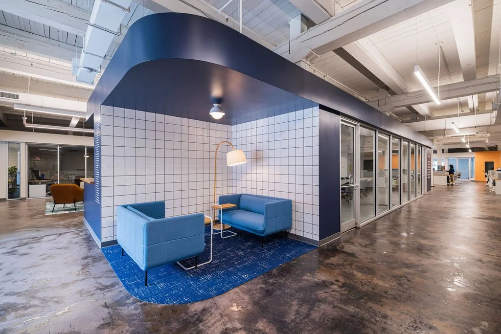 Architectural and Interior Design Photography of Commercial building The YMCA building in Richmond Virginia designed by Campfire & Co. featured in FLOR Magazine