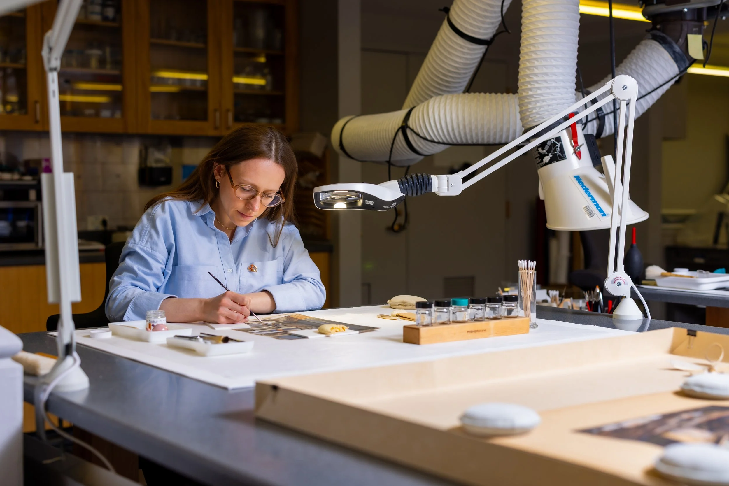 Lifestyle Photography at Smithsonian American History Museum capturing the team working.