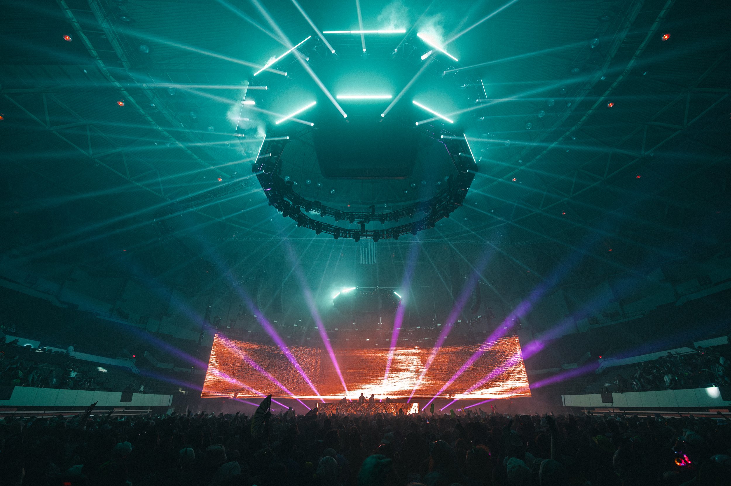 Music Photography of artist Zeds Dead at the Hampton Coliseum for their tour Dead Beats