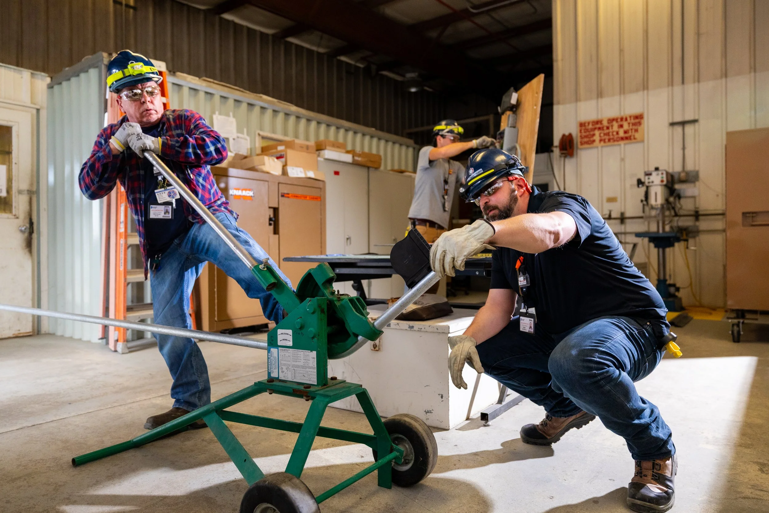 VCCS Day & Zimmermann Lifestyle Photography of construciton training