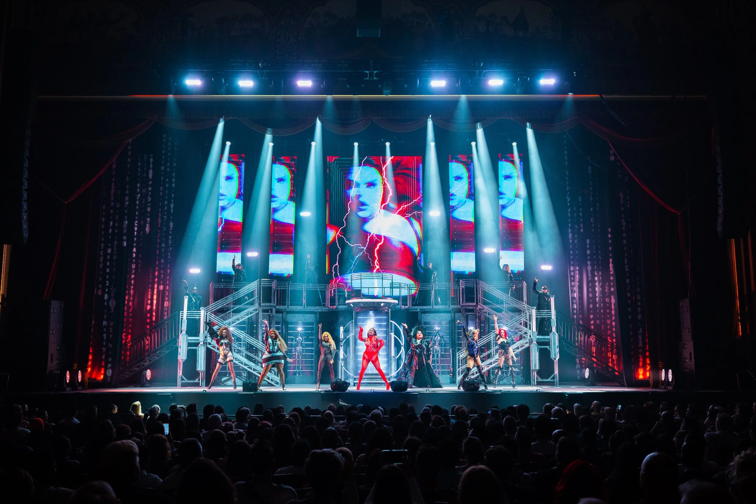 Music and live event photography of Rupaul's Drag Race at the Altria Theater in Richmond Virginia