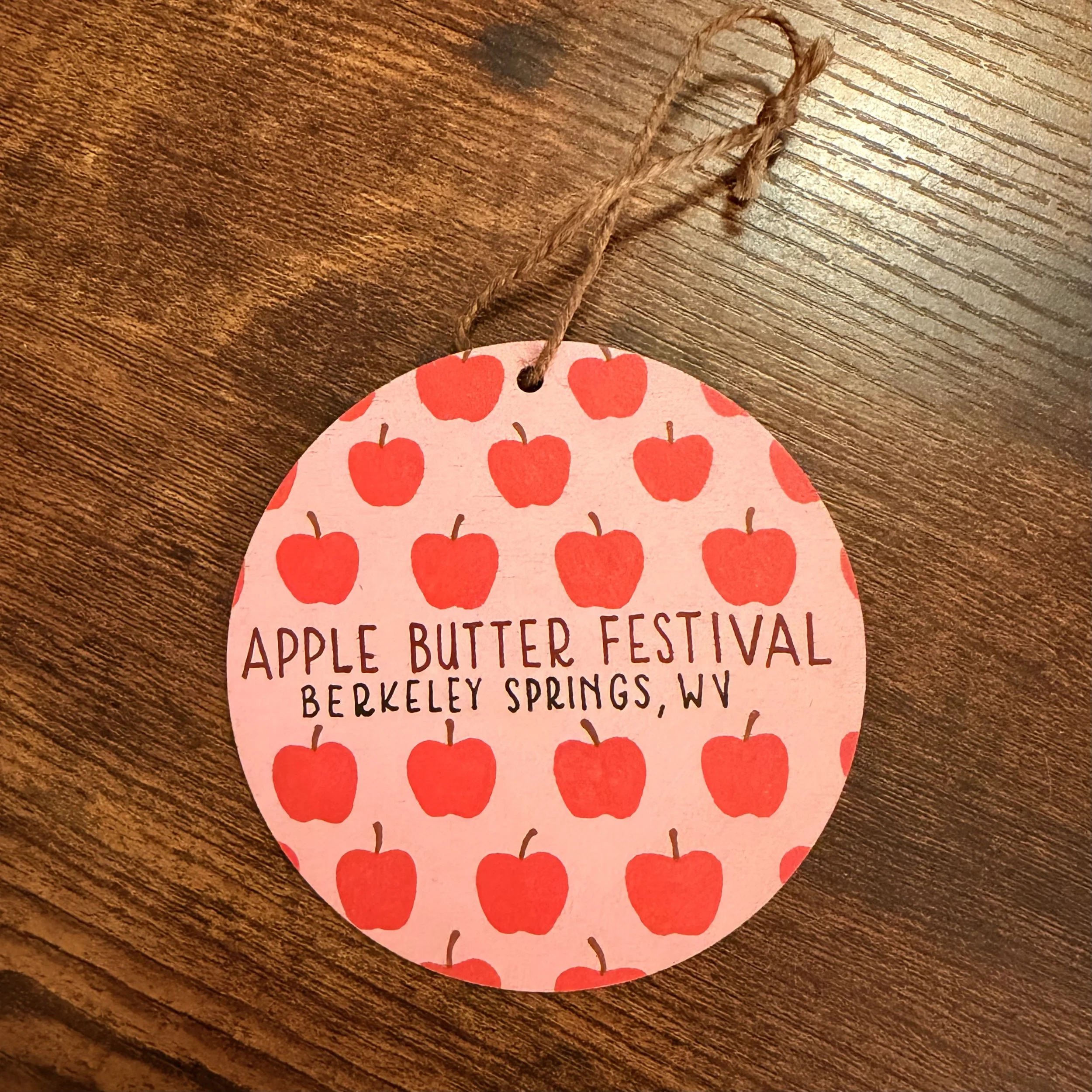 ABF Ornament - Rows of Apples