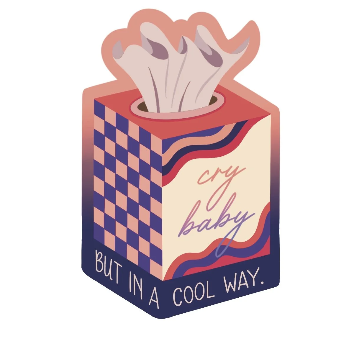 Cry Baby Sticker
