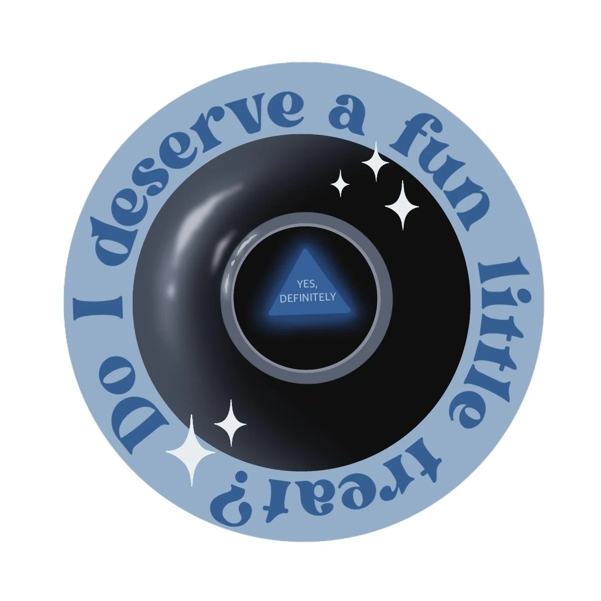 Magic 8 Ball Sticker