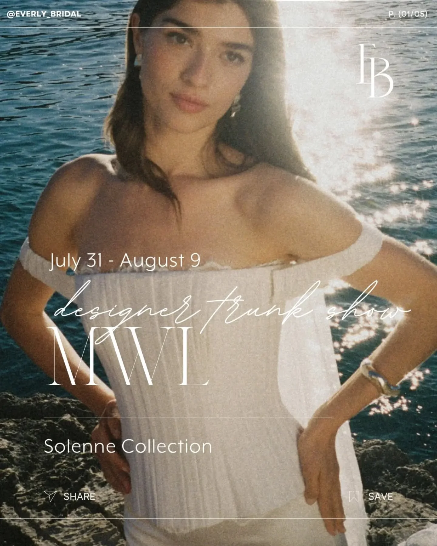 A new era of romance is arriving at Everly ✨

Join us 'July 31 &ndash; August 9' for an exclusive Made With Love Solenne Trunk Show, where you'll be among the first to experience the brand's newest collection. Think delicate lace, sculptural silhouet