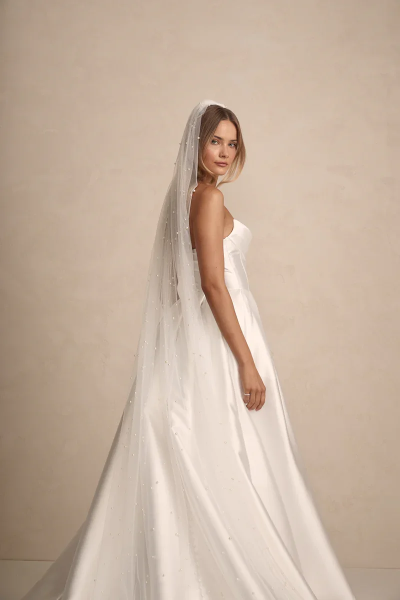 Made With Love Cathedral Pearl Veil