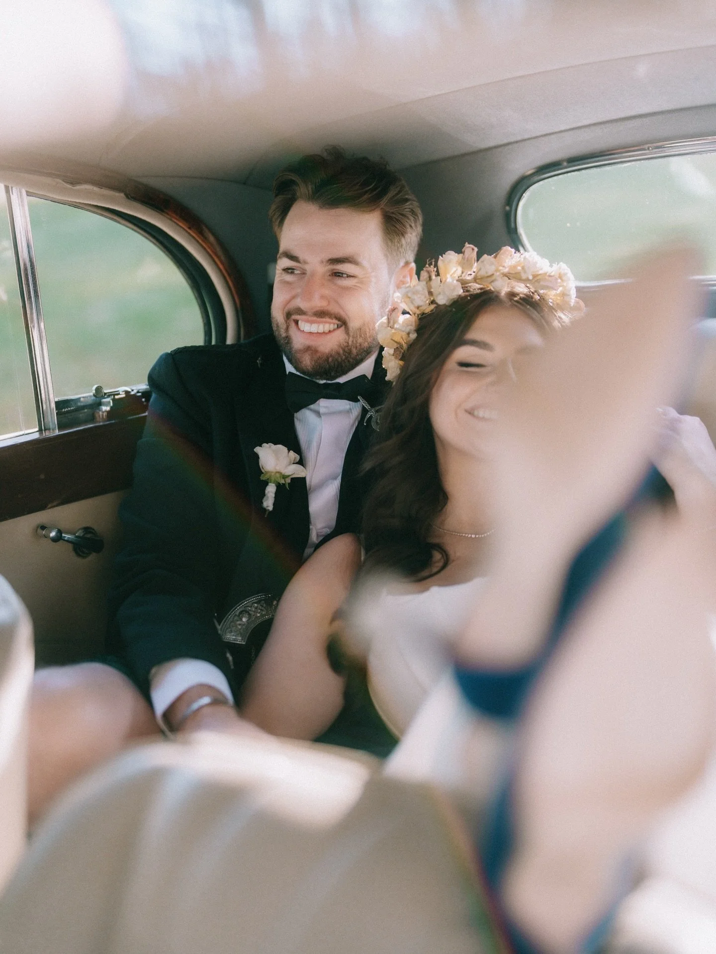 THE CEREMONY OF MARY &amp; LUKE //

A flower crown passed down a generation, poetry gifted from the groom, hand fasting ceremony with their family tartan, and flooded tears of happiness. So many precious sentiments that contributed to making this day