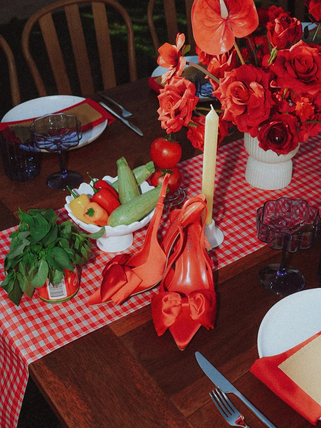 A Night in Roma 🍅🇮🇹 
For our girl - @projectcontent.aus 

Was so very fun to transform her front yard into a rustic Italian dream!

Styling @honeyeventsperth 
Photography @eeriksandstrom 
Florals @perth.wedding.stylist 
Furniture @bryanwasherefurn