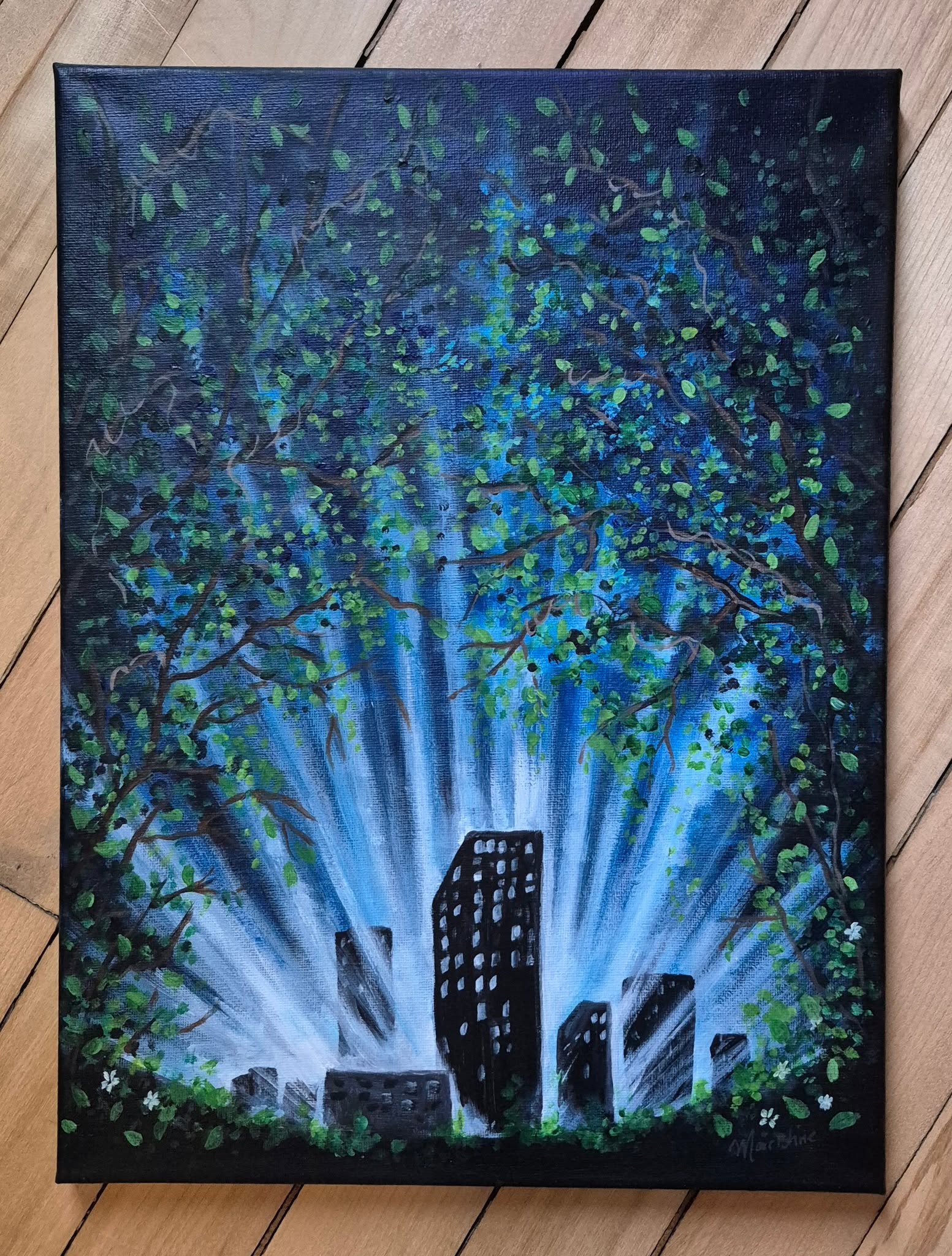 Ville illuminée