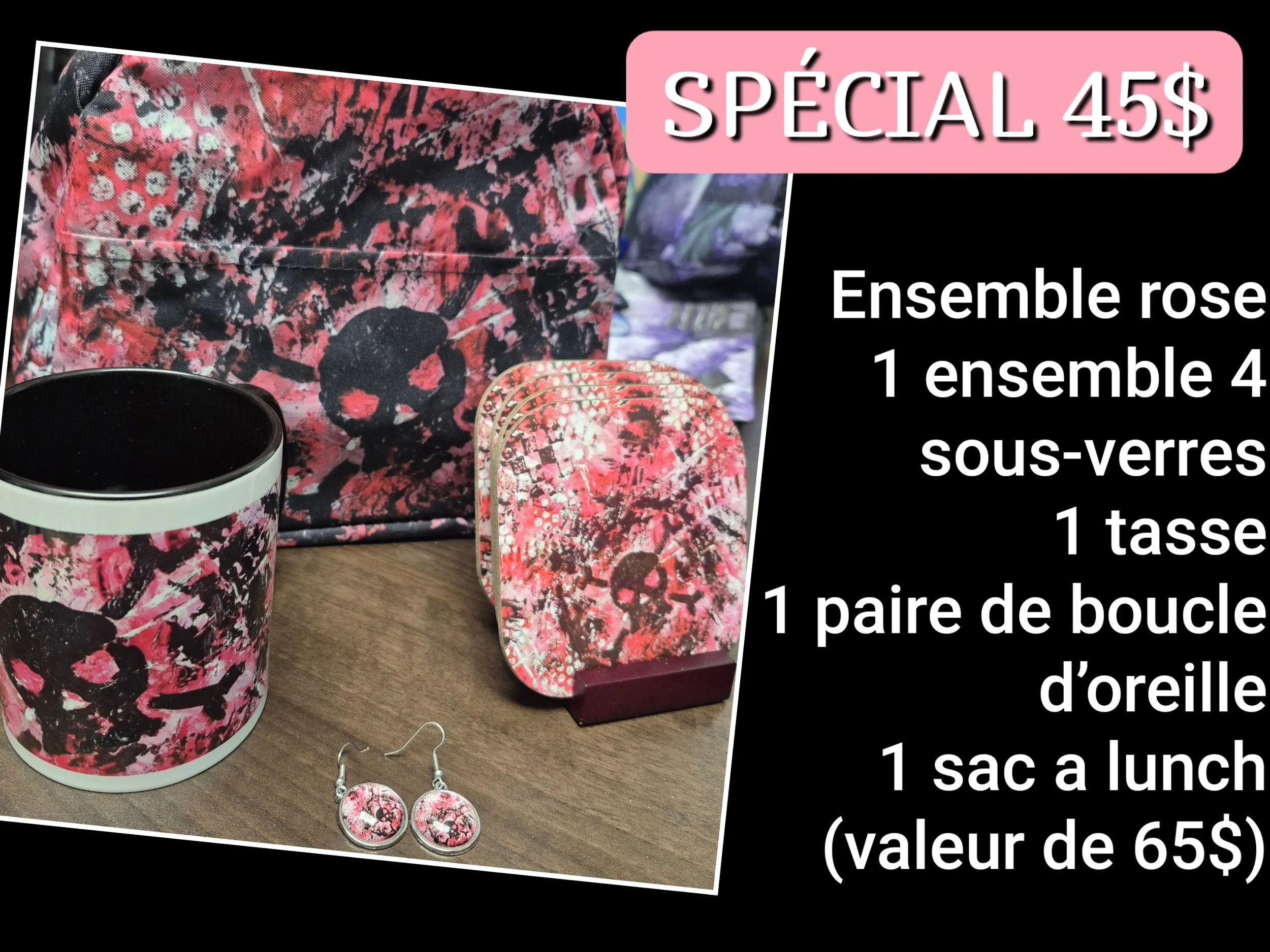 Spécial dérivés squelette rose