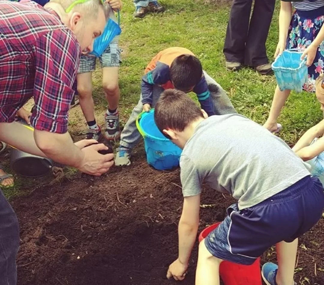 Green Party Leader Candidate planting