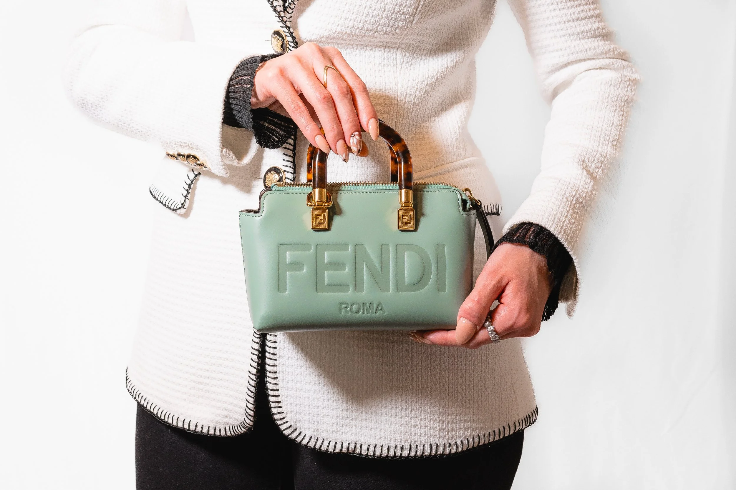 Boston Bag Fendi Mini Purse Boston Bag F Is Fendi Mini Bag Size FENDI Vintage Black Striped Canvas Small  Boston Handbag –