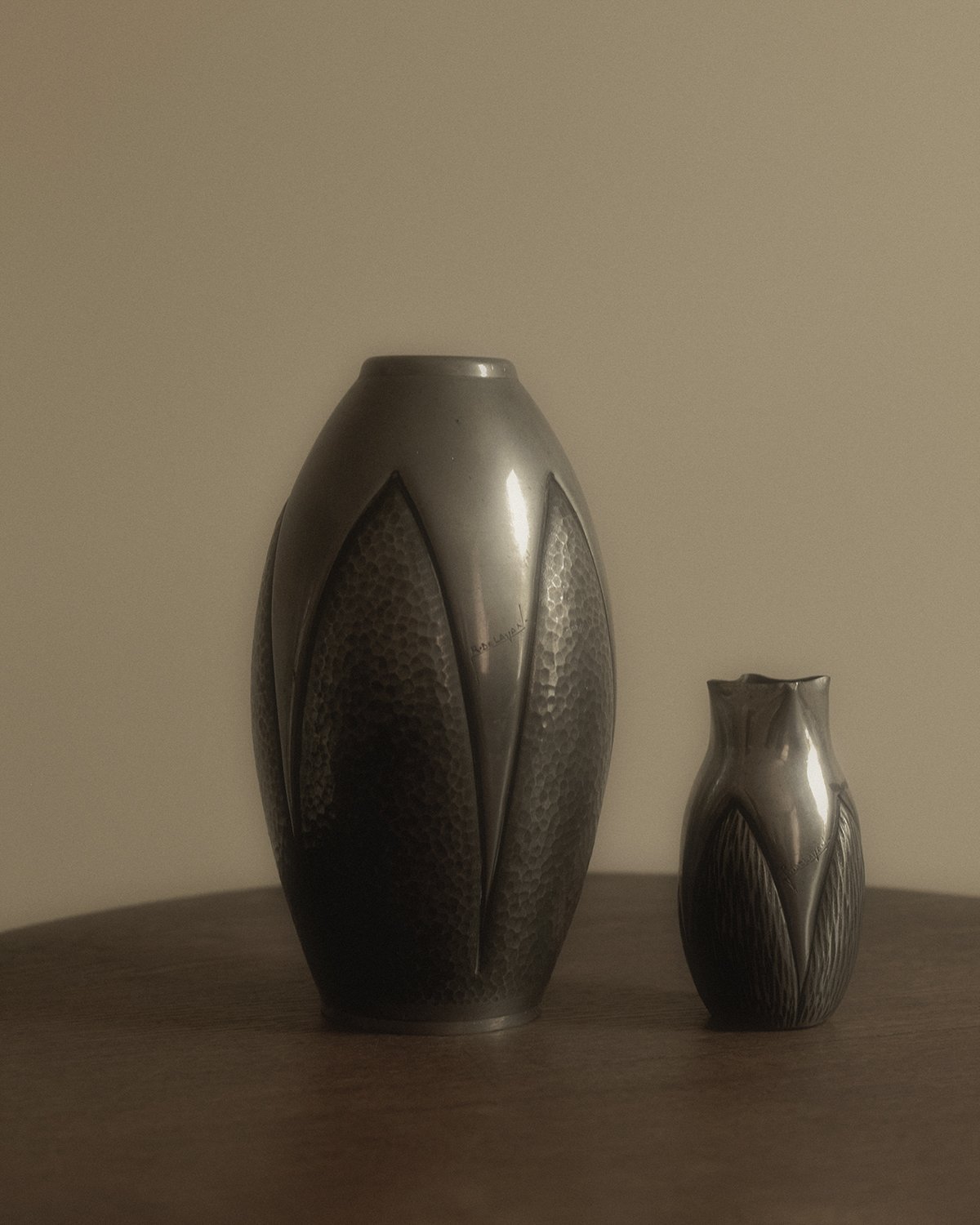 Pewter Vases