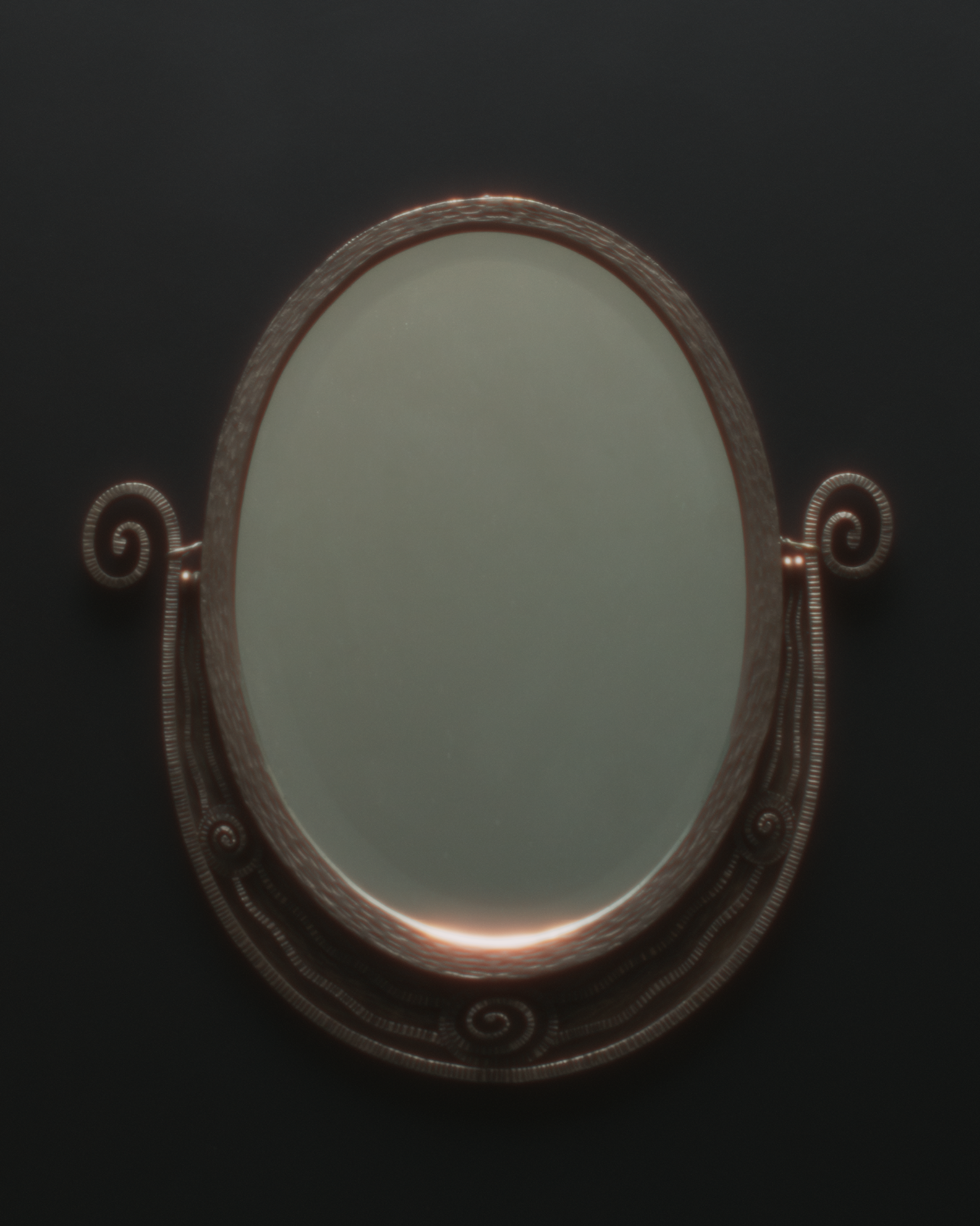 French Iron Mirror