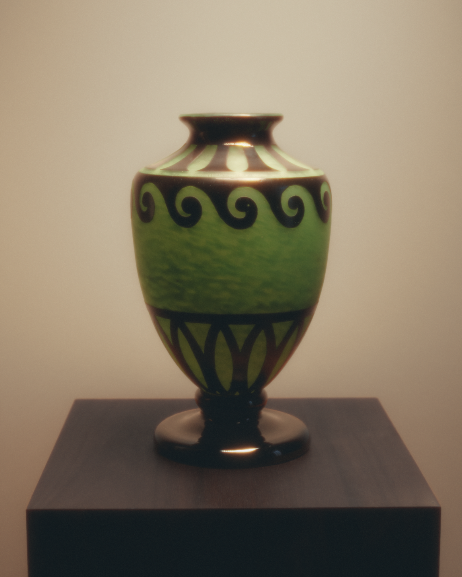 Monumental Cameo Vase