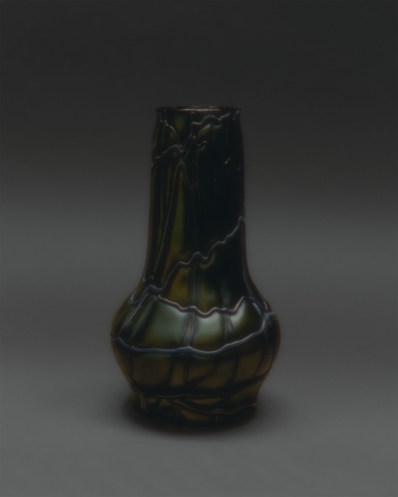 JUGENDSTIL GLASS VASE