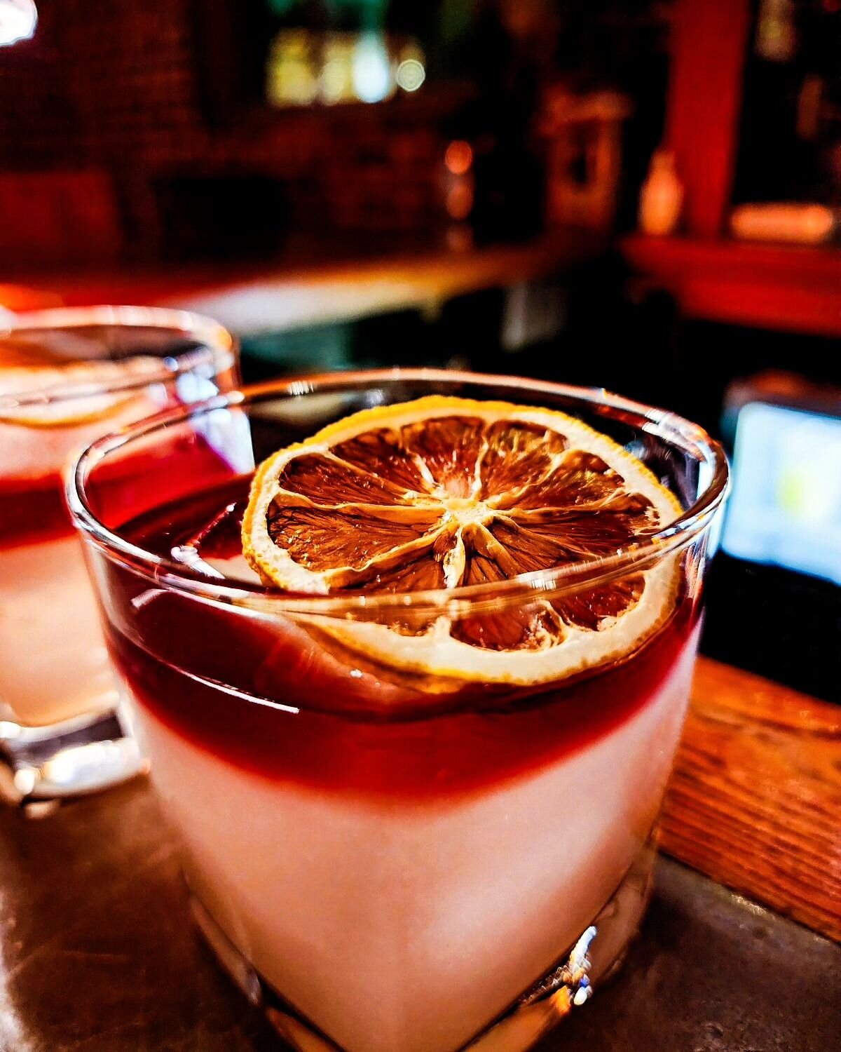 Is that a science experiment, or can I have a sip...?

Straight from the mastermind of our resident mixologist comes this new eye-catching cocktail: Jupiter In Taurus.

This drinkable art piece blends gin with red wine to bring you a lesson in liquid