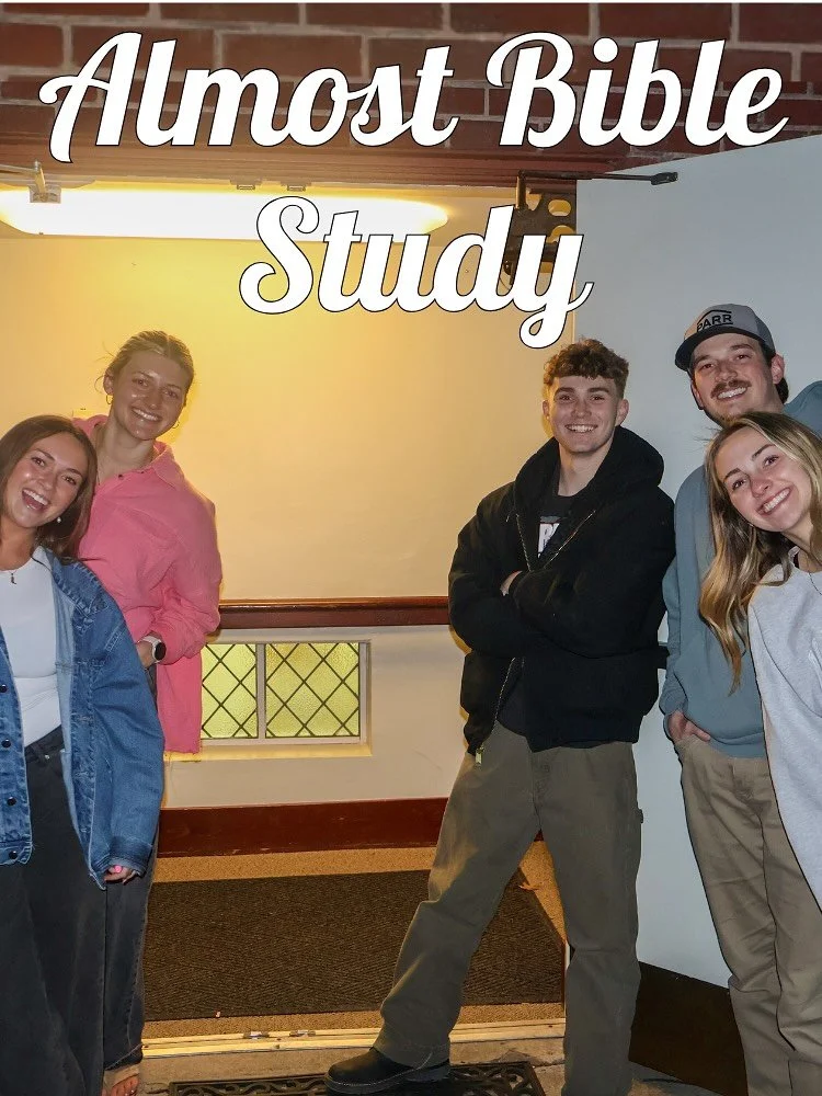 It’s ALMOST Bible Study! Come hang with us tonight at 8:30 PM at Table Rock Church (1524 S. Longmont Ave. Boise, ID 83706). We’ll be continuing our series in the Gospel of John and @_cooperdill_ will be sharing his testimony! See you toni