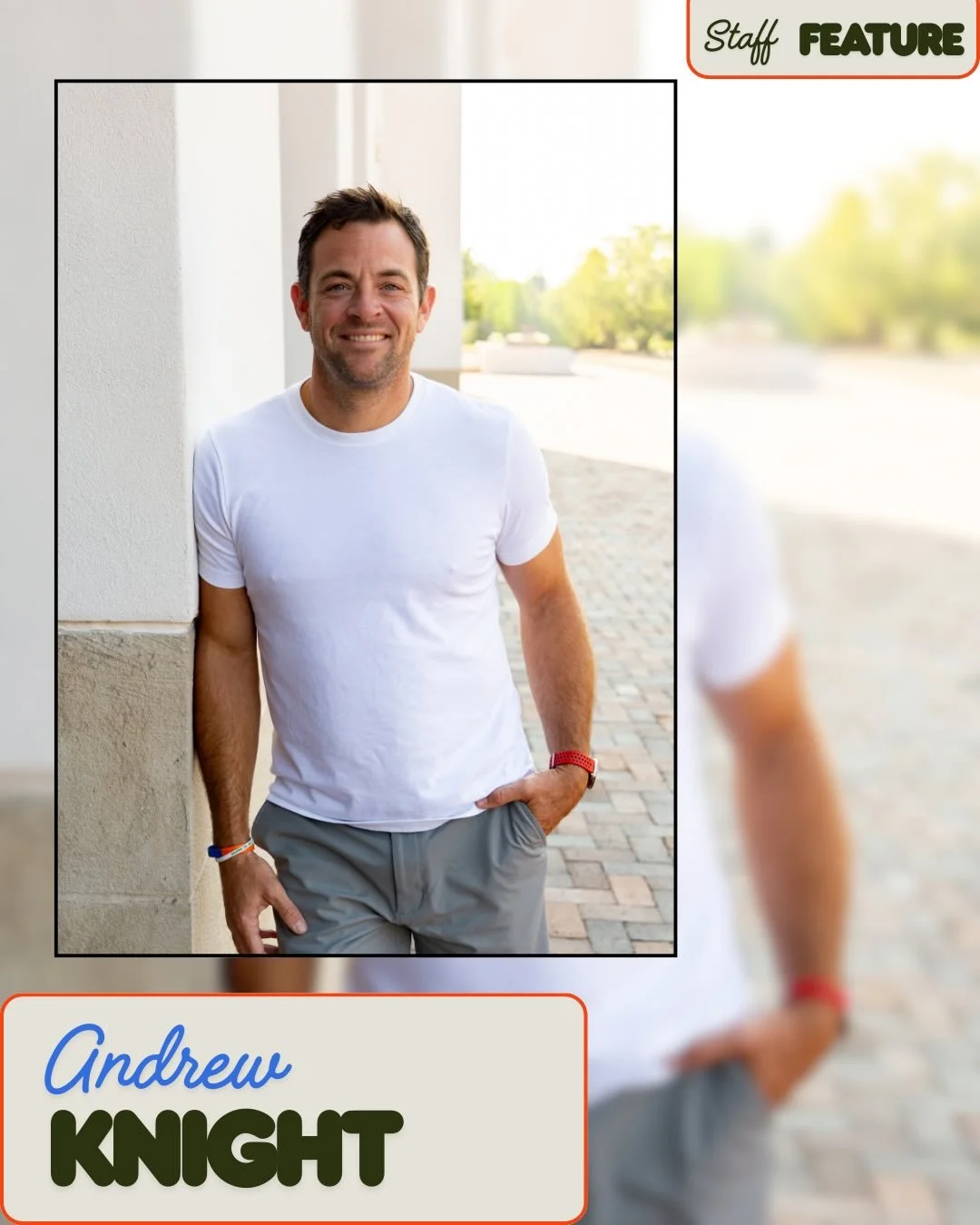 Staff Spotlight 🔥🙌 | 
Get to know &ldquo;Big A,&rdquo; Andrew Knight!

Staff Bio | Andrew Nelson Knight
Nickname: AK or Big A
Favorite Bible Verse: Galatians 2:20: &ldquo;I&rsquo;ve been crucified with Christ. It&rsquo;s no longer I who live, but C