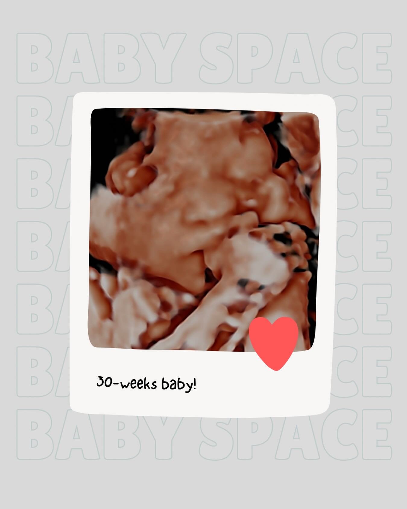 At 30 weeks pregnant, your baby is doing SO much more than you might think 🤍✨

Your little one is:
&bull; Kicking, stretching, and rolling around 💕
&bull; Opening and closing their eyes 👀
&bull; Hearing your voice and recognizing it 🥹
&bull; Prac