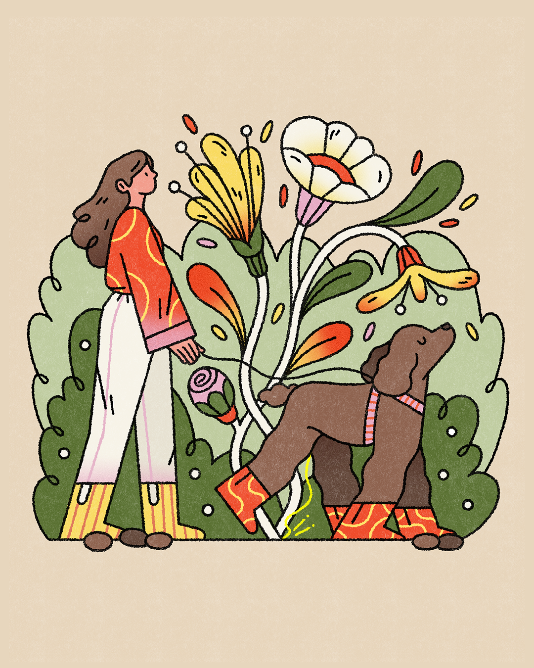 Flowers Grow Where My Dog Goes