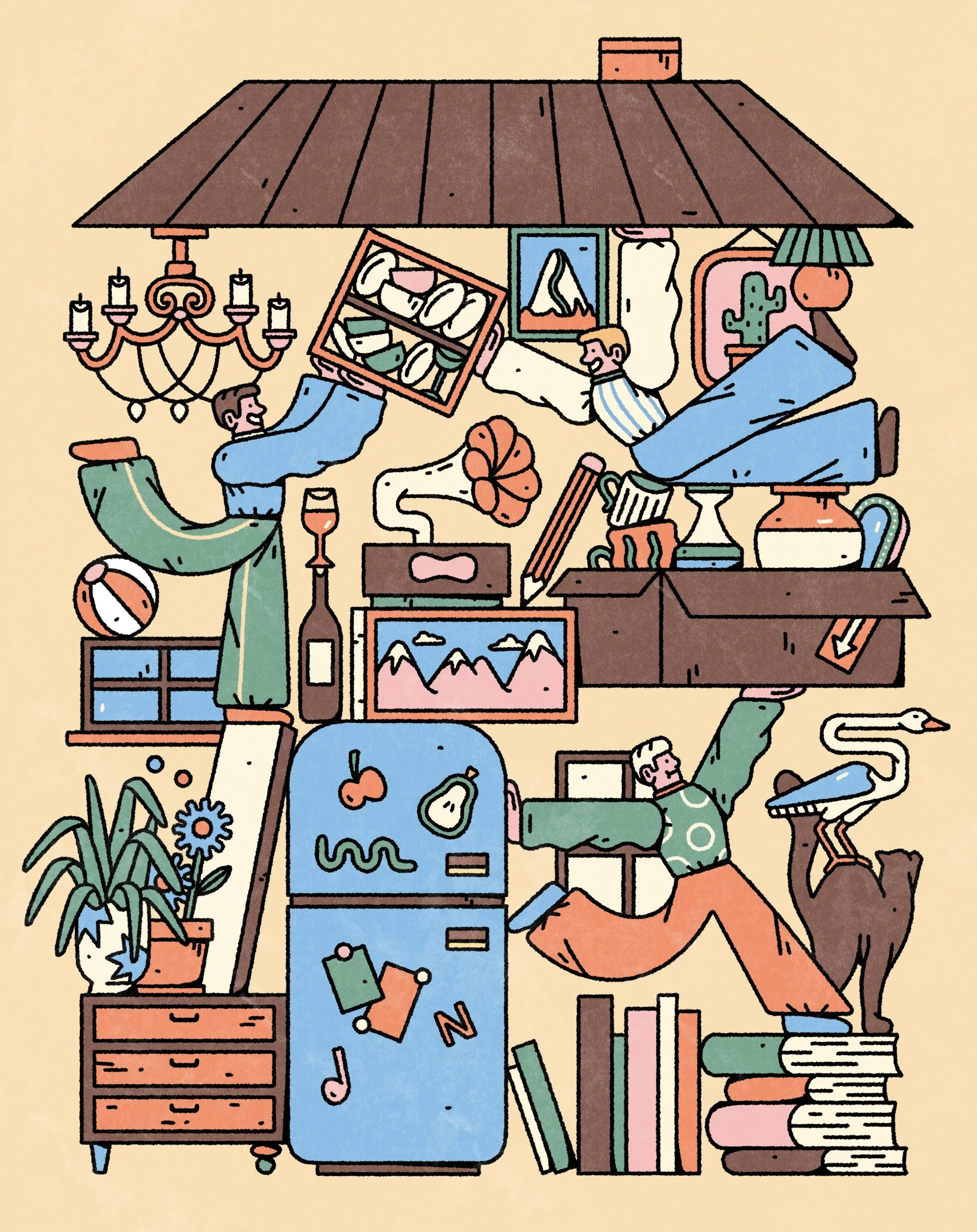 A House Full of Clutter is a Happy House