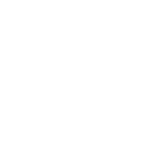 A white icon of a Christian cross with palm branches and a draped cloth to represent Holy Week.