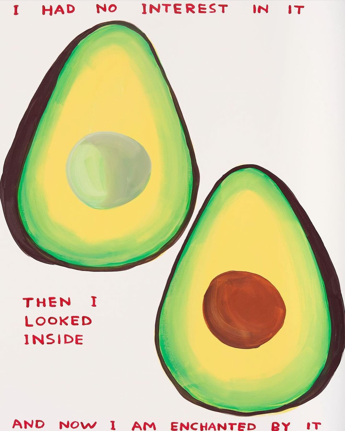 How amazing is @davidshrigley's work? Also! There is an avocado 🥑 Also-also!! What he's saying really works for yoga 💪💥🥰🤸&zwj;♂️🧘&zwj;♂️

I am in a mood. I just want to be weird. I feel sad and bored that IG is feeling so homogenised and so nea