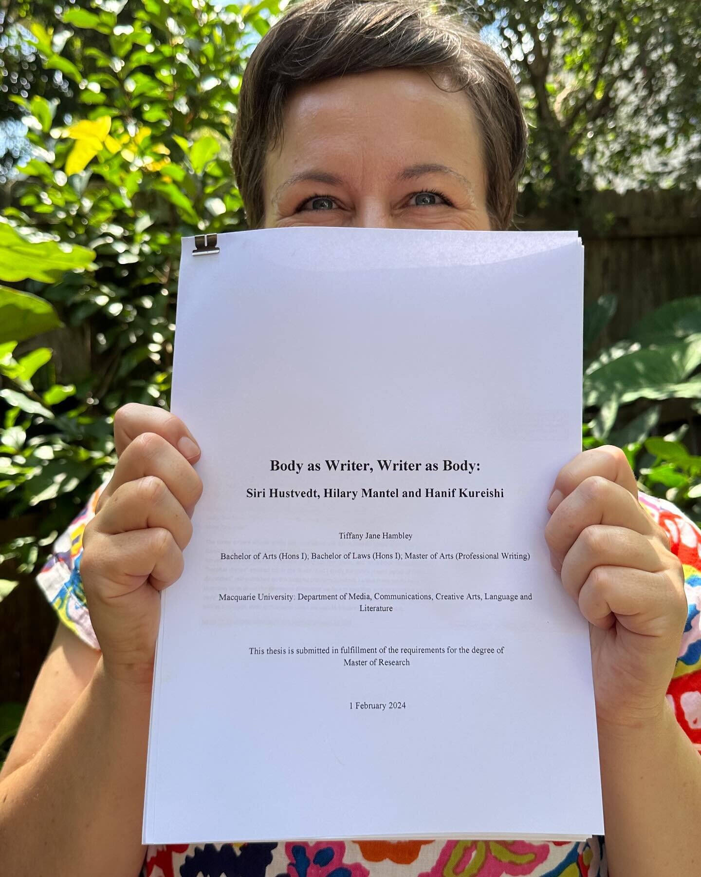 😅❤️&zwj;🔥 Wow 💥 That was a lot, a lot &mdash; to me, at least. A 20,000 word research project conducted over the past year towards a Research Masters. 

It is submitted now, as of just a few days ago, and you can see, from the relief on my face, p