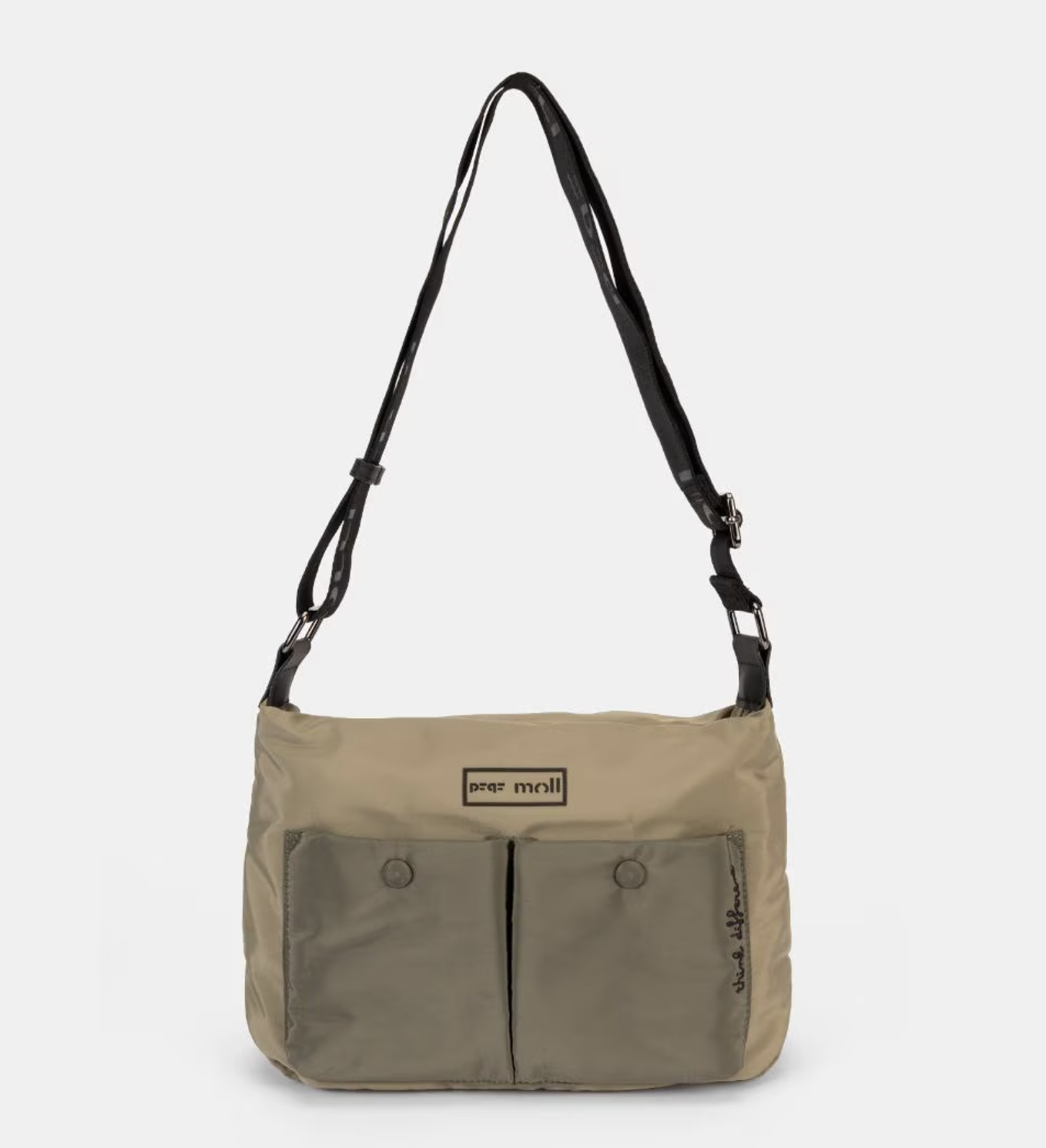 Bolso bandolera verde de Pepe Moll invierno 2025 frontal