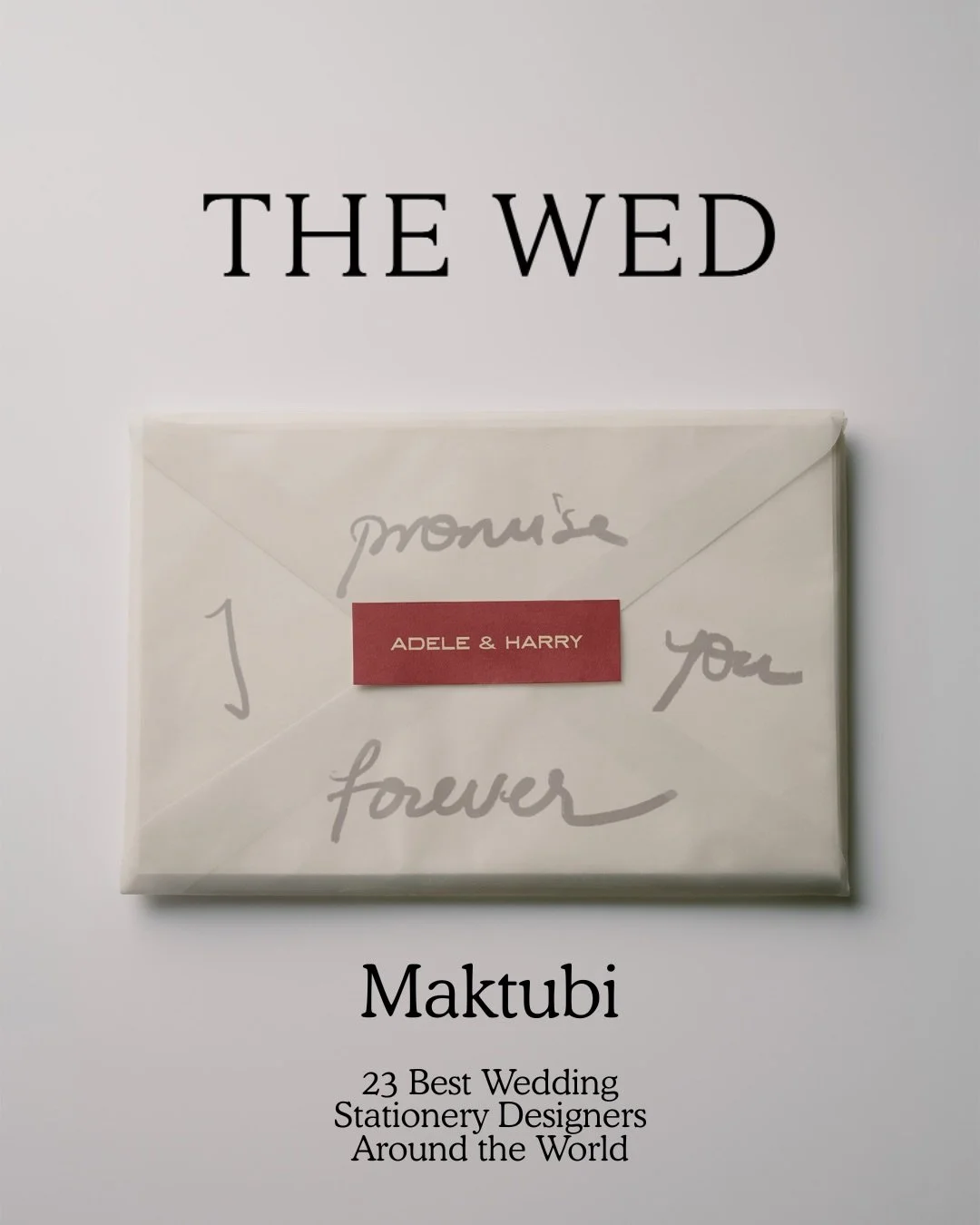 This amazing thing happened last week and I didn&rsquo;t even get the chance to process it. Mostly because I&rsquo;ve been busy designing beautiful things for some pretty incredible people.

Making @thewed&rsquo;s list of the top wedding stationery d