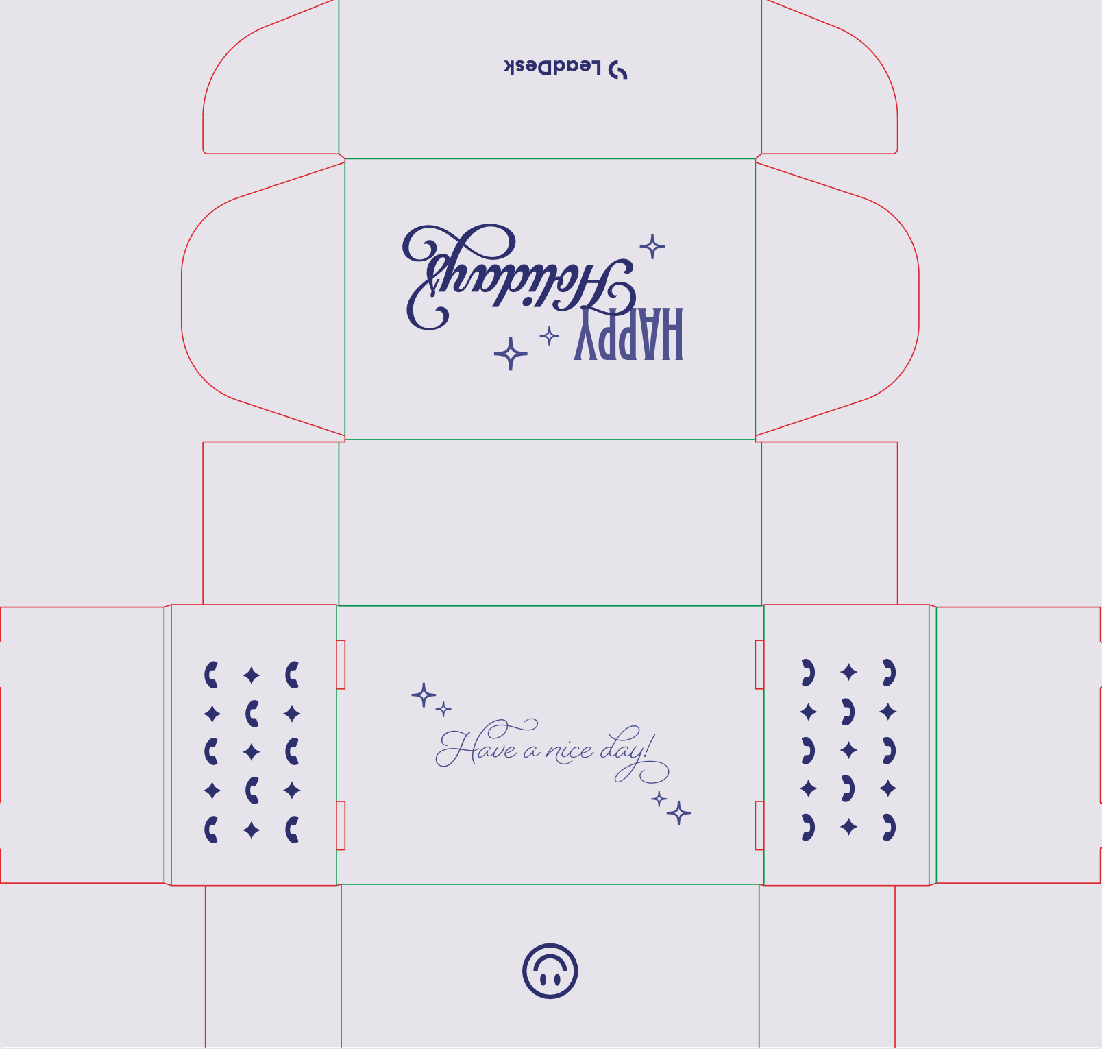 Christmas gift package design (outside)