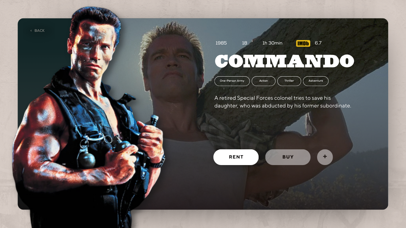 commando streaming card mockup