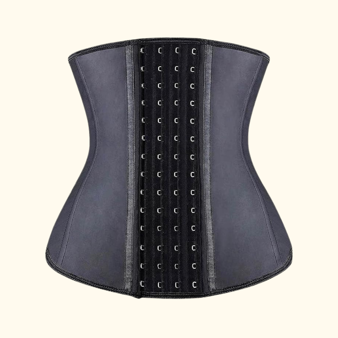 Latex Waist Trainer with Back & Bra Roll Coverage