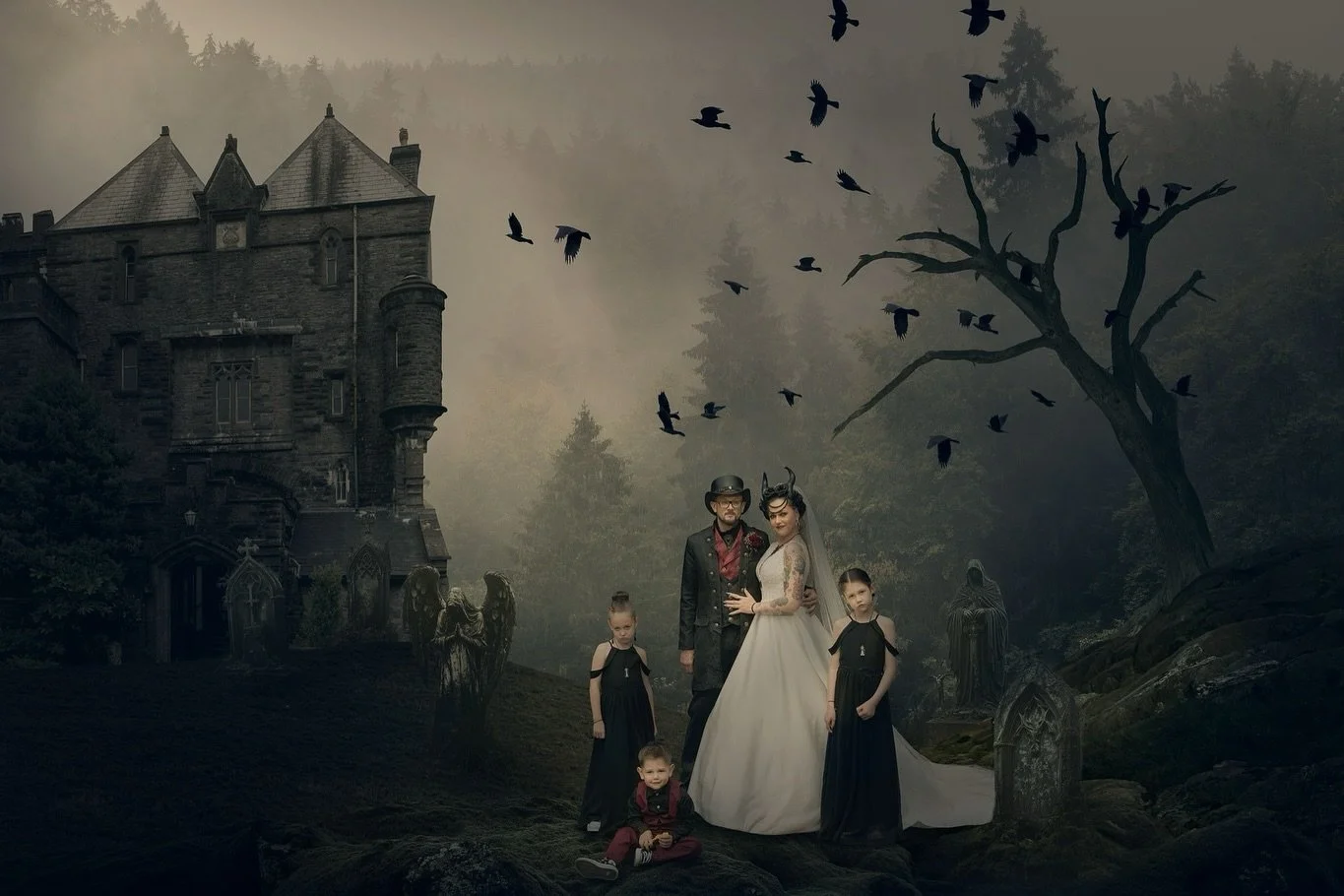 Spooky Spooky 🖤🕸️
.
.
#ajtimages
#alternativeweddingphotographer 
#altweddingphotographer 
#altphotographer 
#halloween 
#happyhalloween🎃👻 
#ᴘʜᴏᴛᴏsʜᴏᴘ 
#photoshopediting 
#photoshopmanipulation