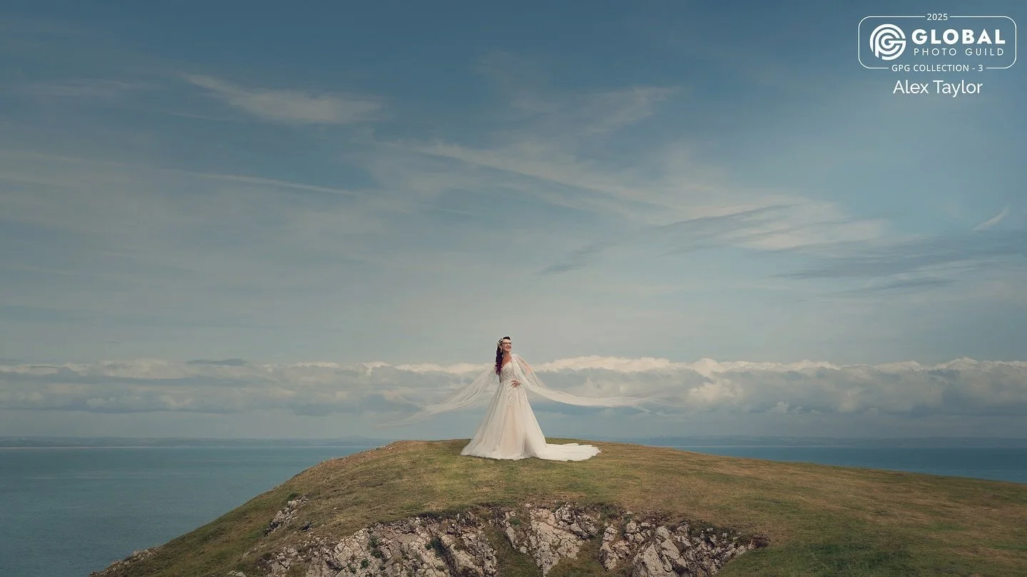 Pleased to have got an international award for this image from @globalphotoguild of the lovely Claire  taken at Rhossili Bay 👏 

.
.
#ajtimages
#awardwinningphotographer 
#alternativewedding
#themedwedding
#unconventionalwedding
#alternativewedding 