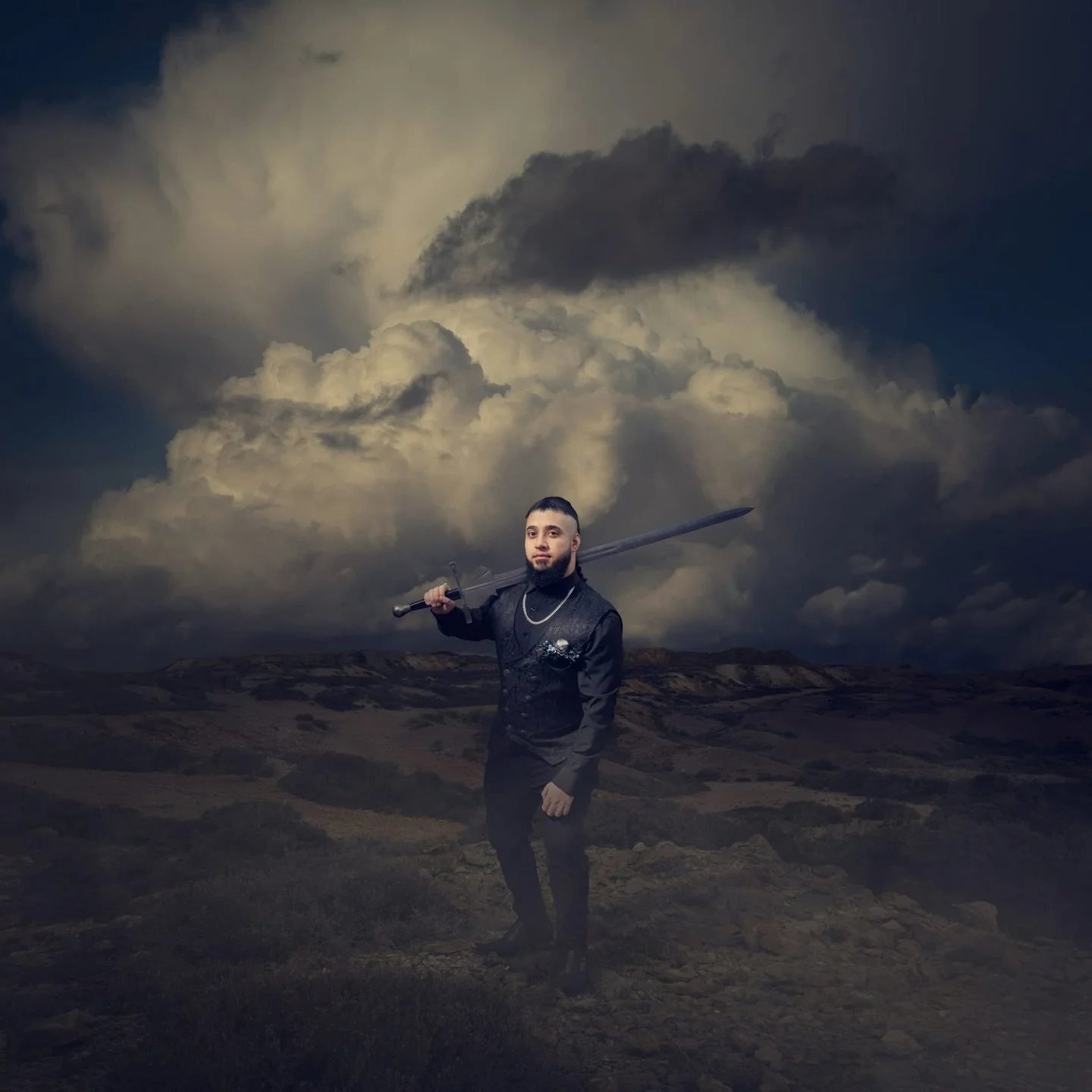 &ldquo;The war is over. I found my queen.&rdquo; ⚔️
Game of Thornes inspired image for the awesome @khalz.fitness 

#ajtimages #alternativeweddingphotographer #gameofthroneswedding