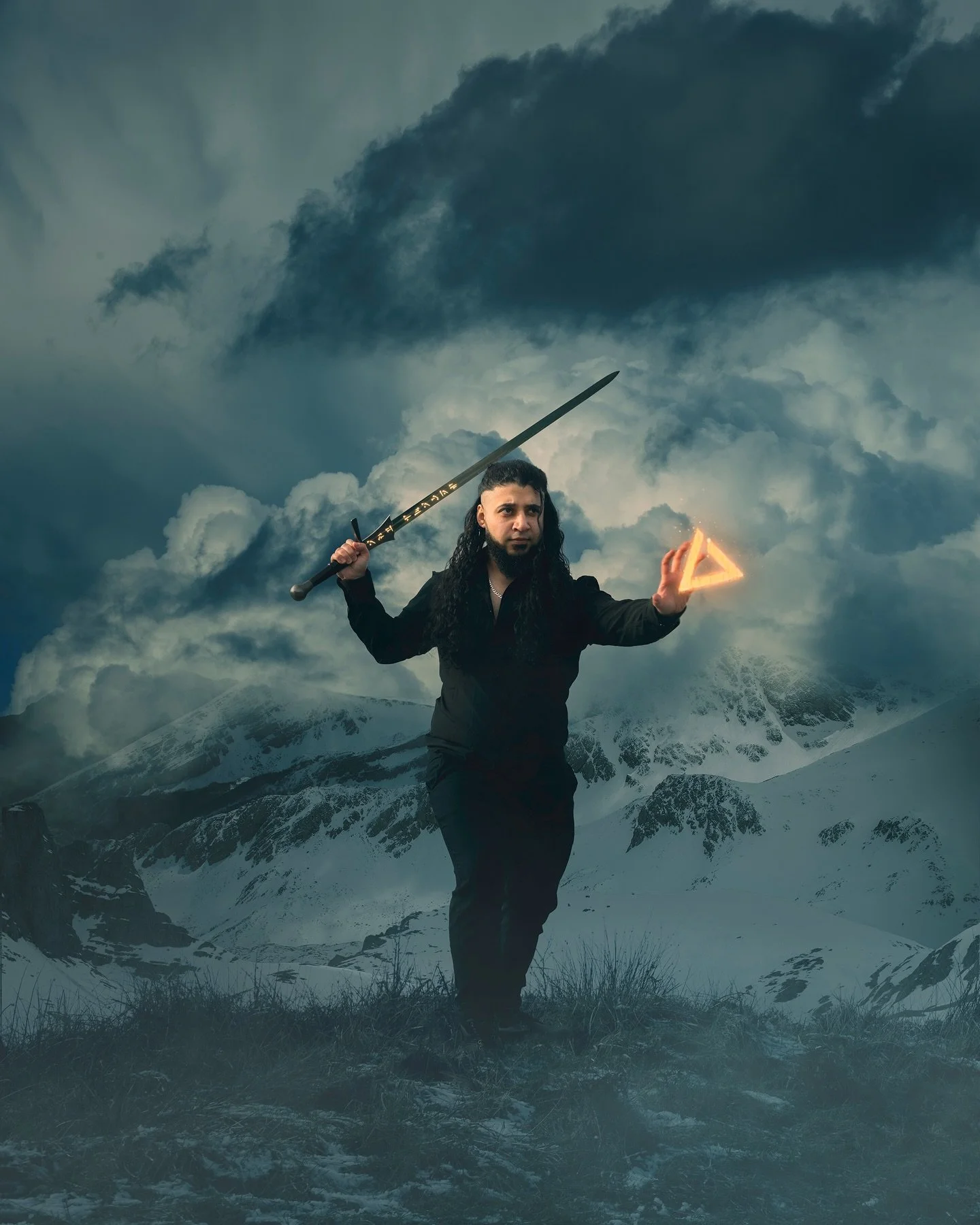 A Witcher-inspired vision brought to life! Wind, wilderness, and a hint of something&hellip; darker. ⚔️

#ajtimages #alternativephotography #witcher #witcher3