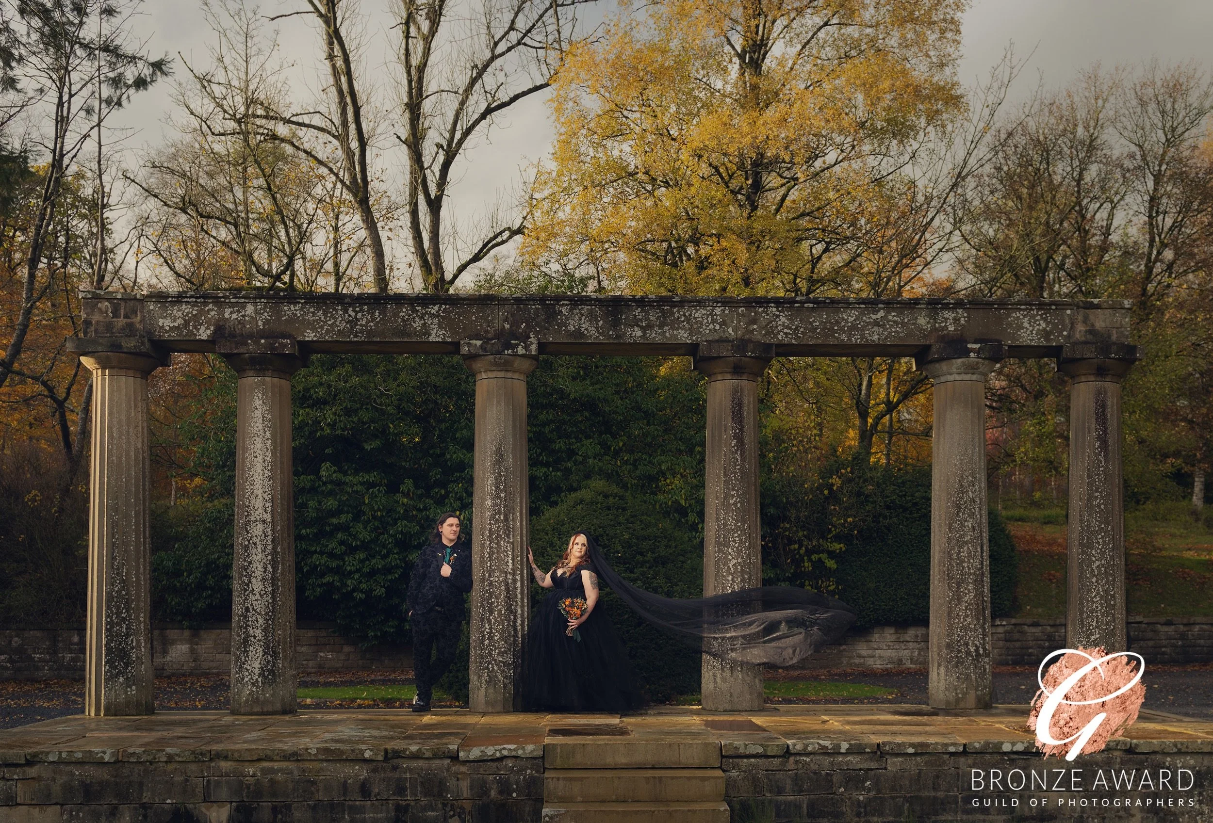 Another award for us this month from  @theguildofphotographers The lovely Marcia &amp; Damien in the stunning grounds of @weddingsconiston 💞
.
.
.
#ajtimages
#alternativeweddingphotographer 
#altweddingphotographer 
#guildofphotogaphers 
#conistonho