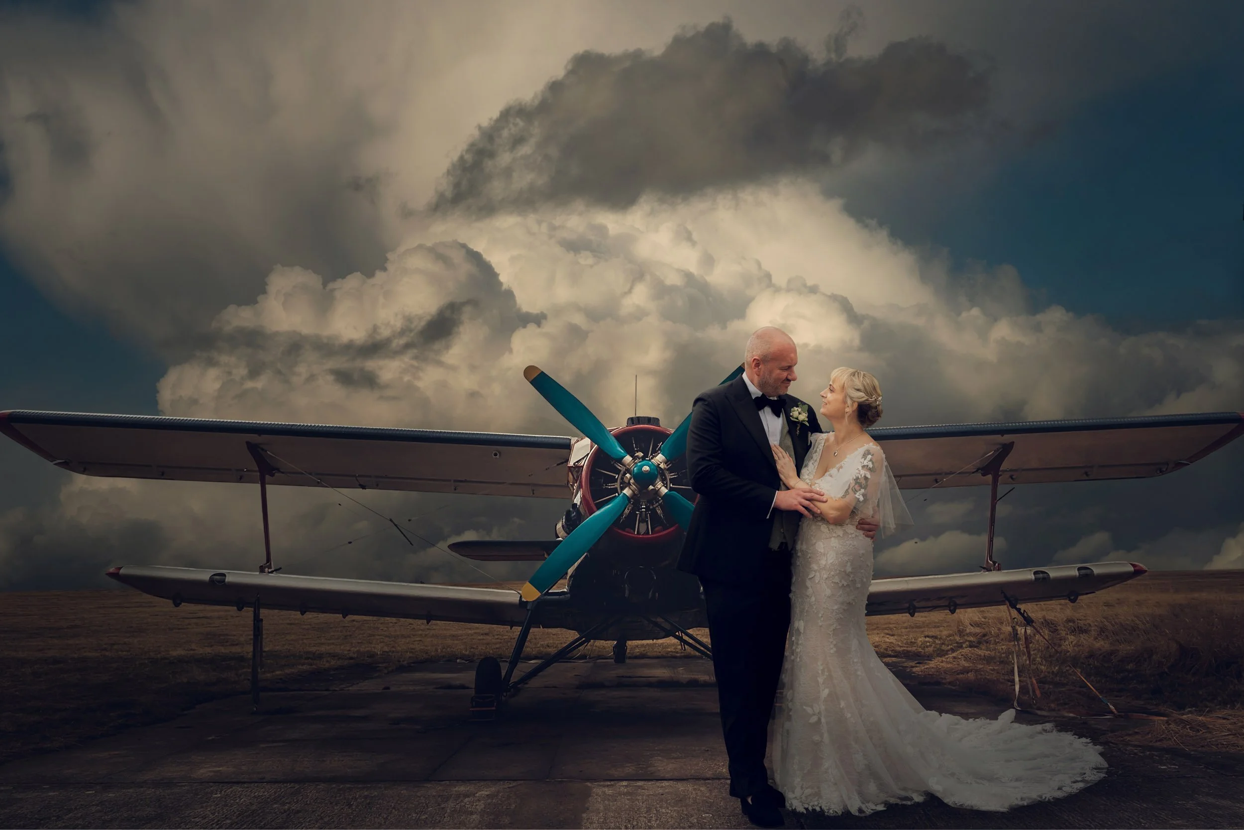 Planes inspired Wedding Photography by Alternative Wedding Photographer AJTImages
