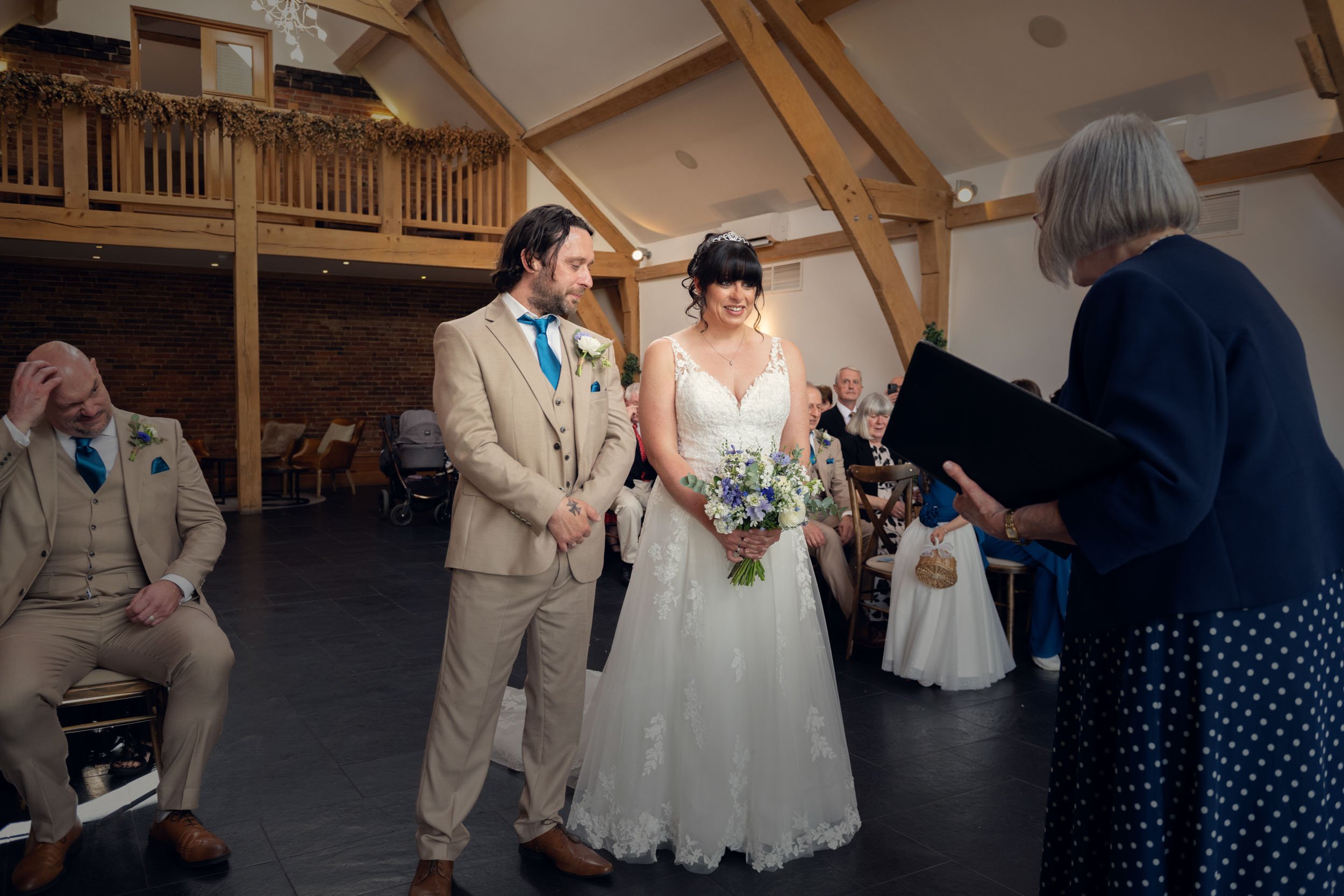 Mythe Barn Wedding Photography - AJTImages
