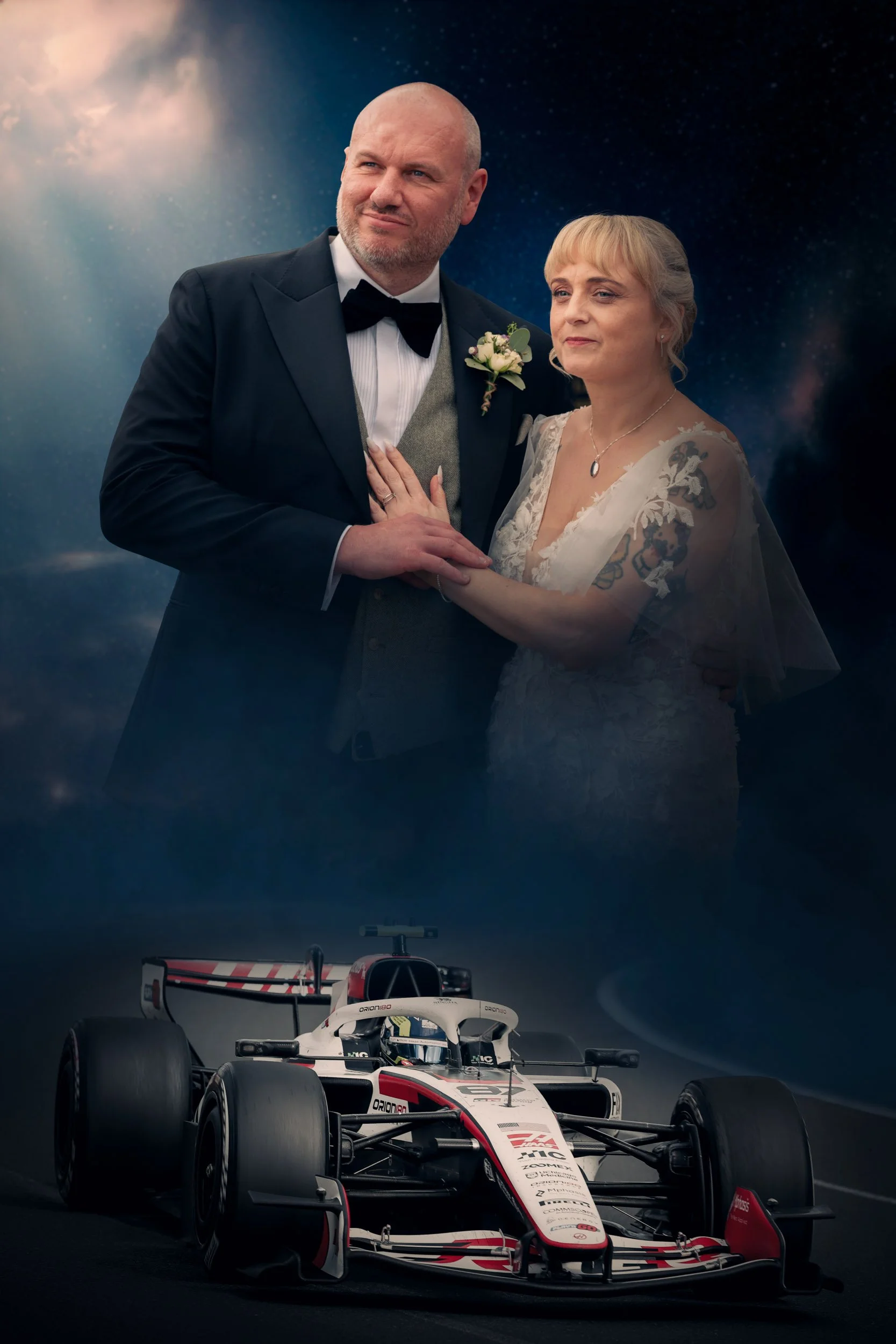 F1 inspired Wedding Photography by Alternative Wedding Photographer AJTImages