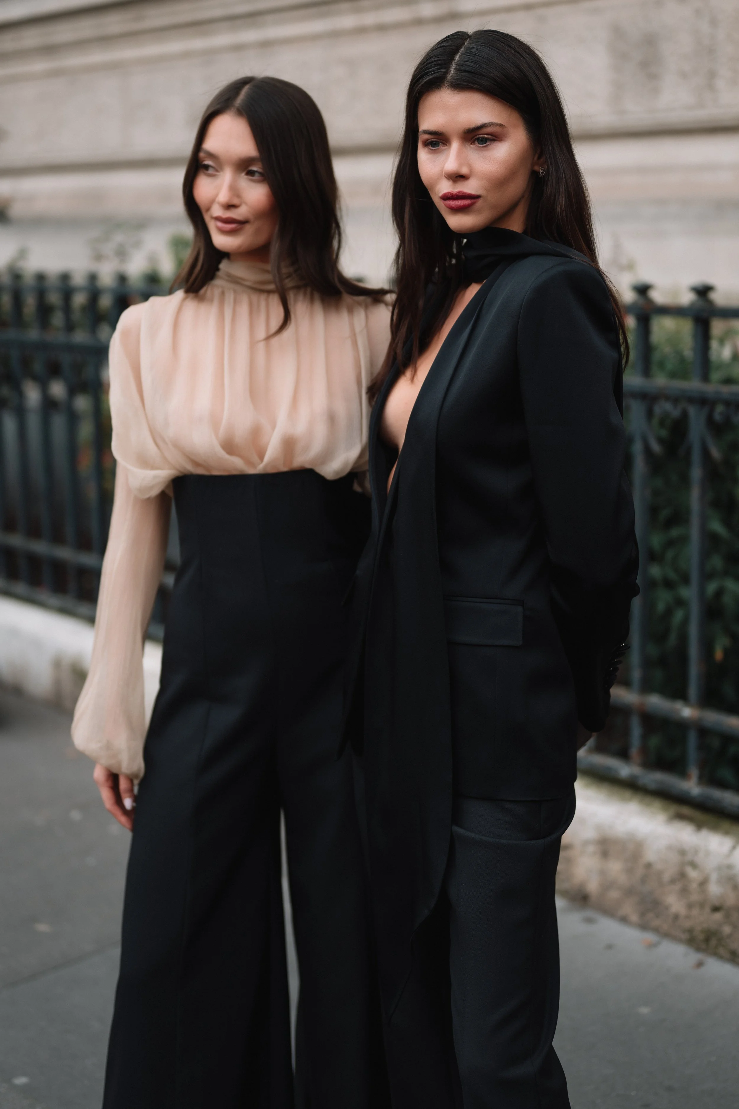 Georgie Fowler and Yada Villaret at Nina Ricci